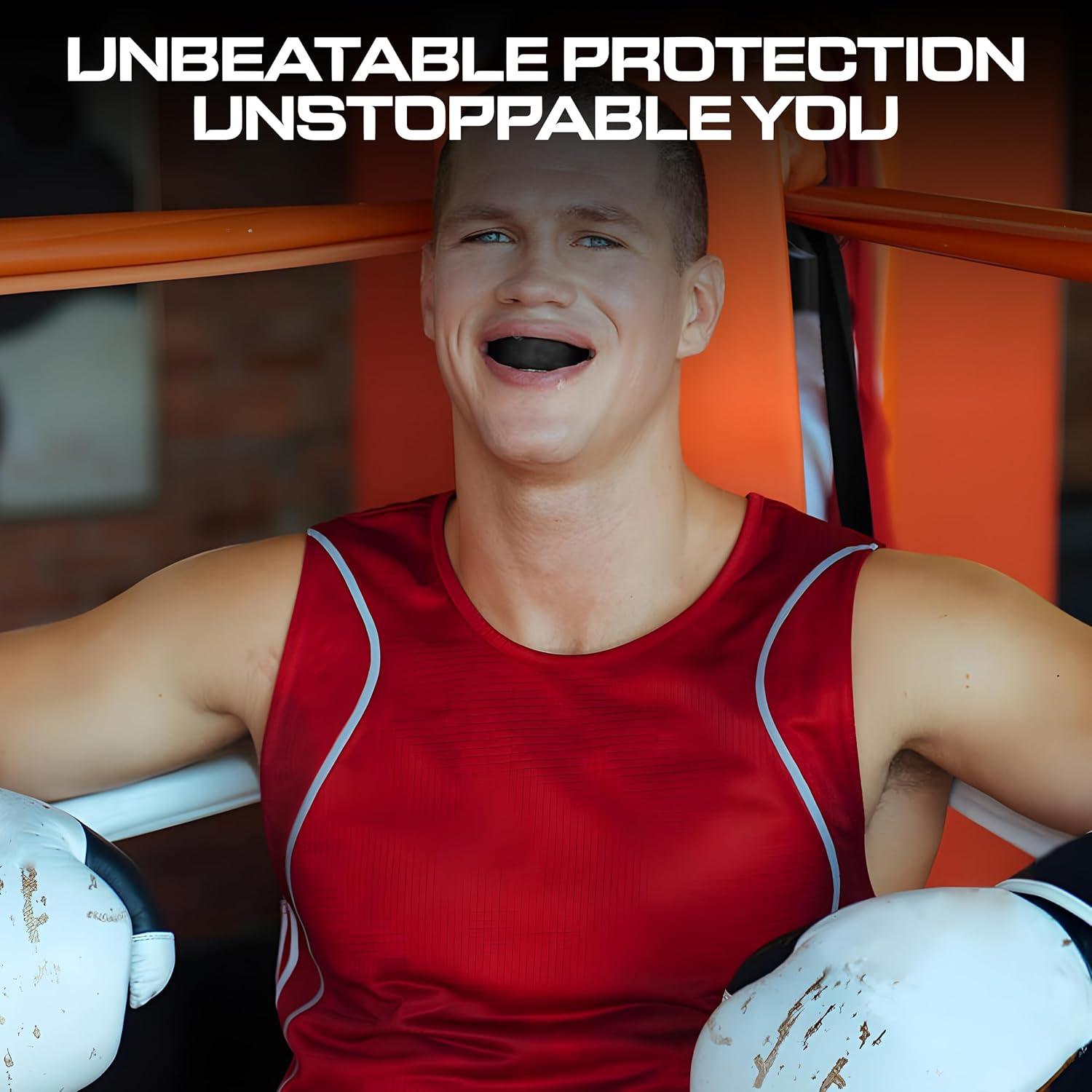 Protector Bucal Deportivo BSF IMPEX Negro para Boxeo y MMA