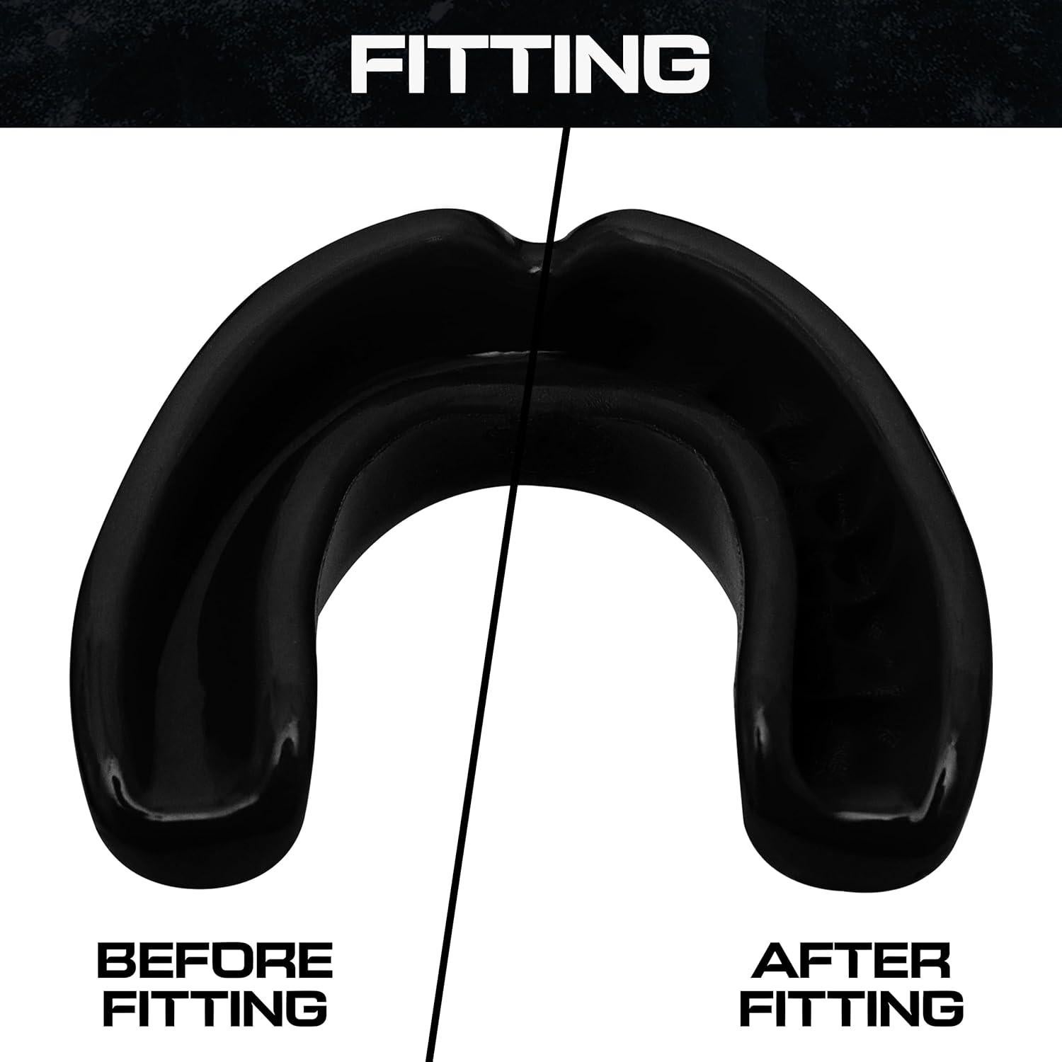 Protector Bucal Deportivo BSF IMPEX Negro para Boxeo y MMA