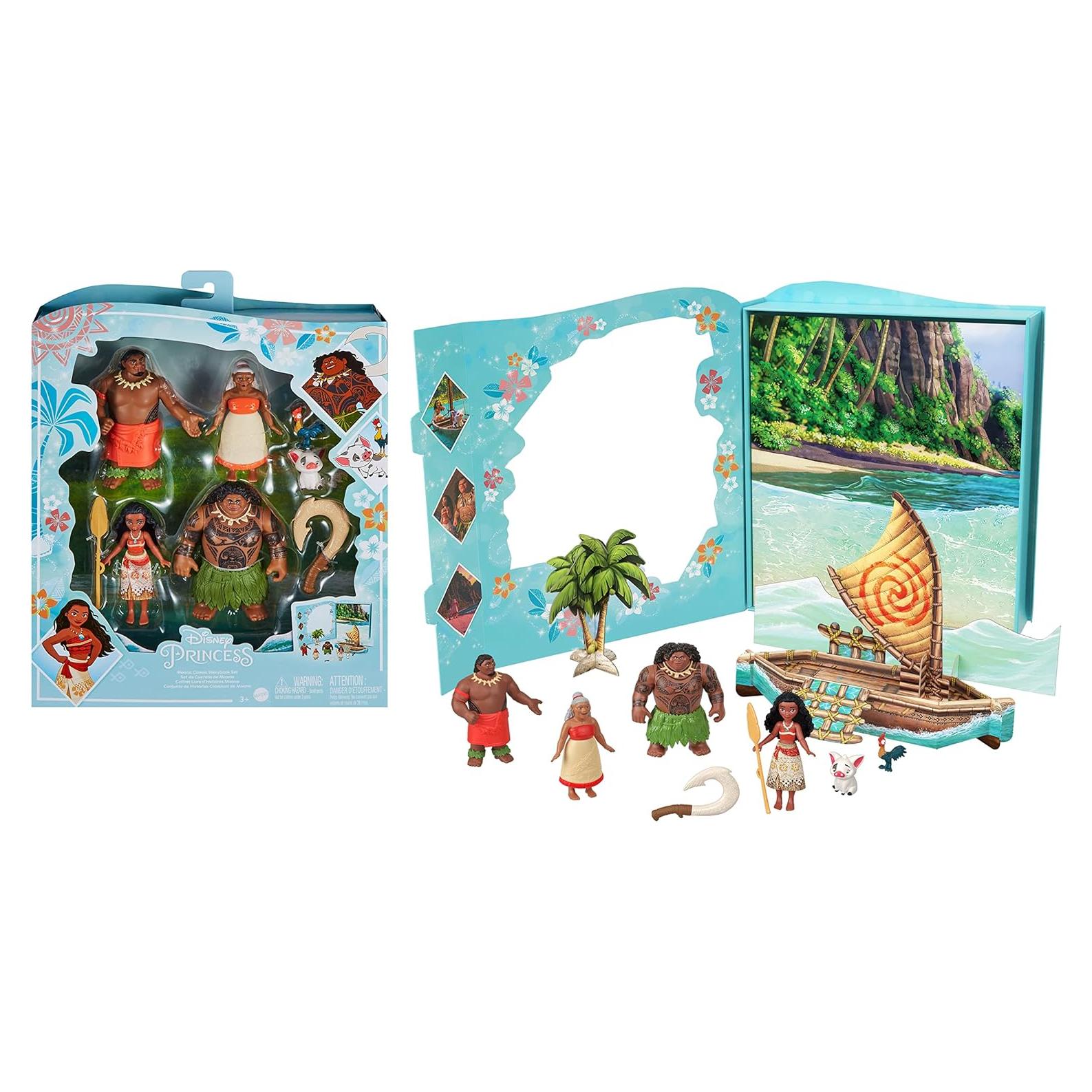 Set de Juguetes de Princesa Disney Moana Mattel - 6 Figuras
