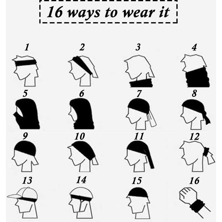 Gorro Hijab Elástico Yeieeo para Mujeres - 4 Piezas Transpirables