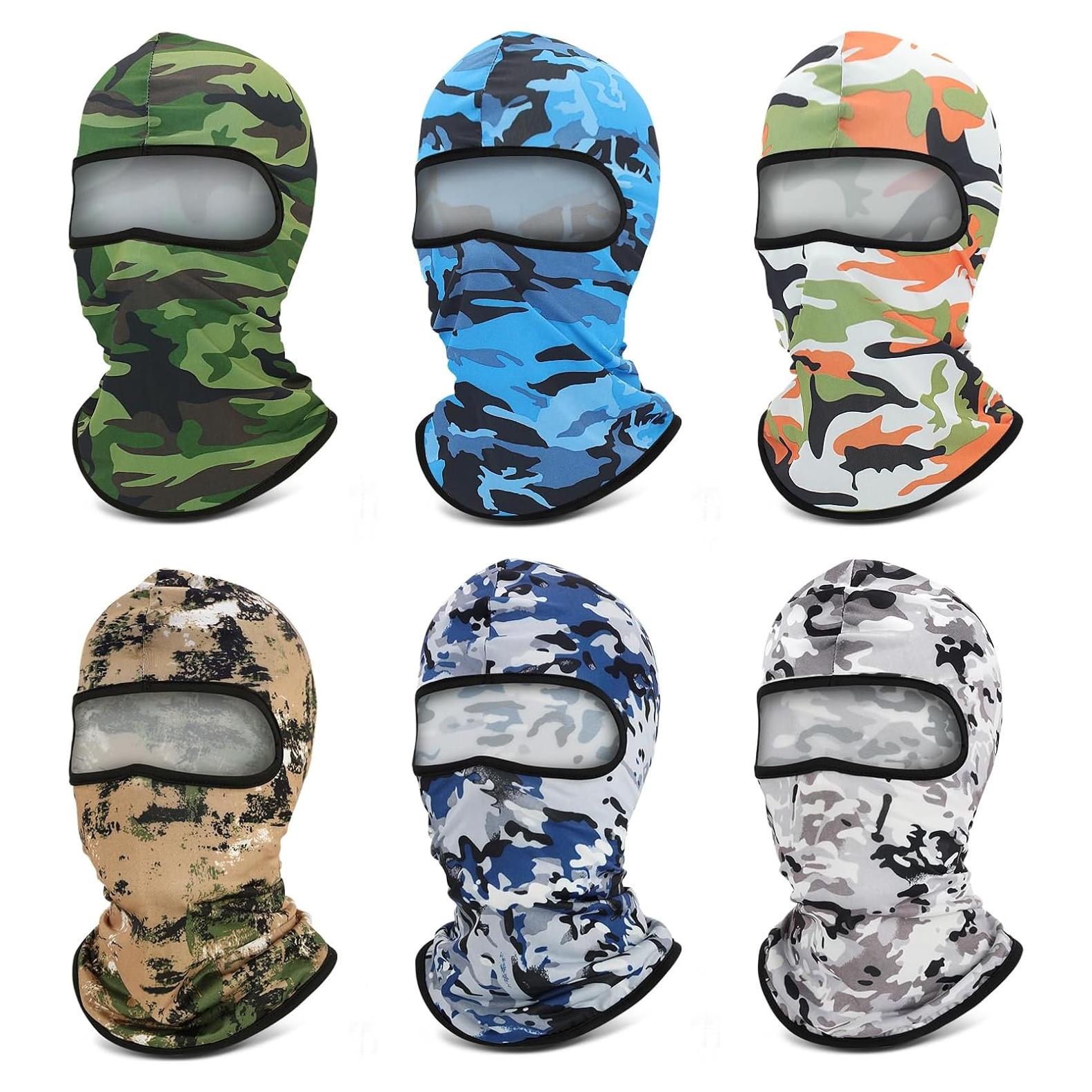 Máscara Balaclava Transpirable 6 Unidades Camuflaje