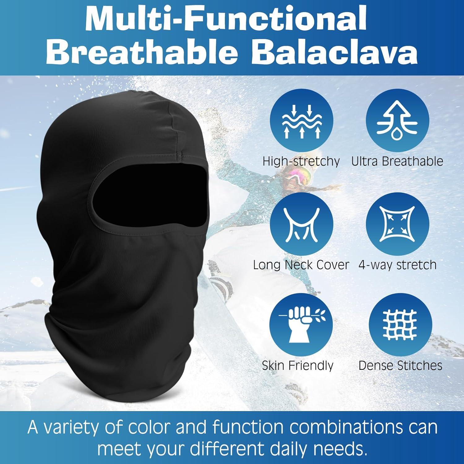 Máscara Balaclava Transpirable 6 Unidades Camuflaje