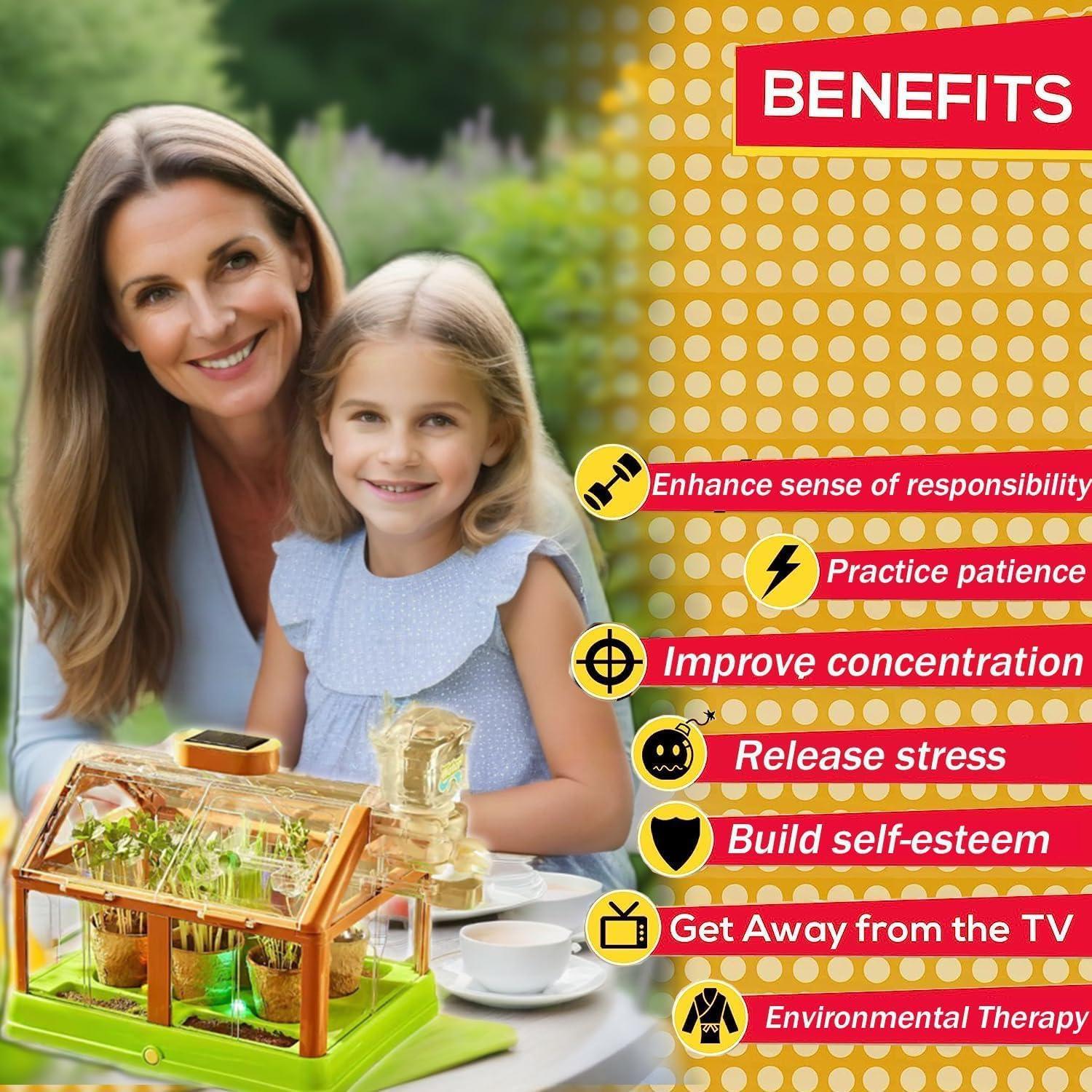 Kit de Terrario Solar GrandSail para Niños 4-8 Años