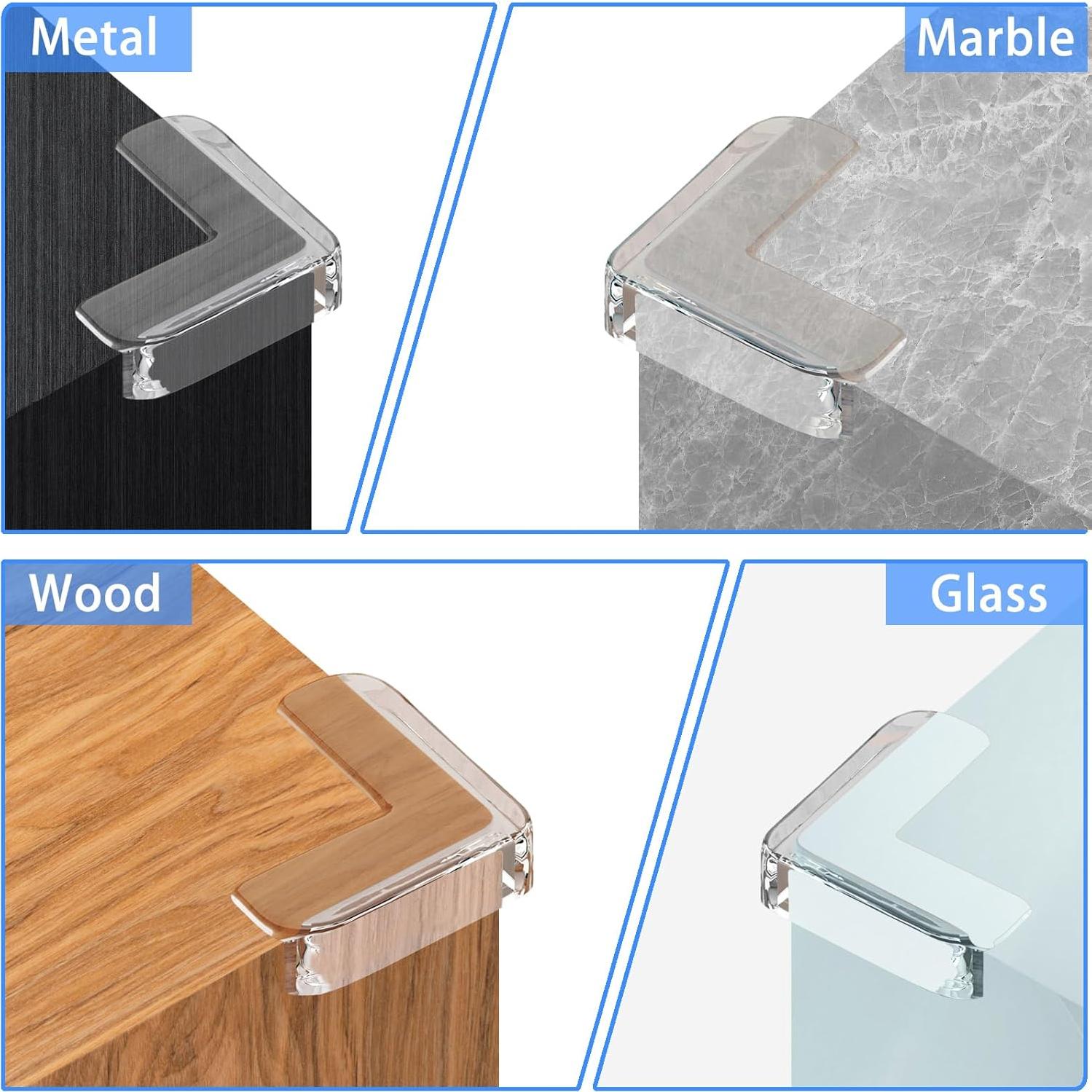 Protector de Esquinas para Bebés Incenseat 10 Piezas Transparente