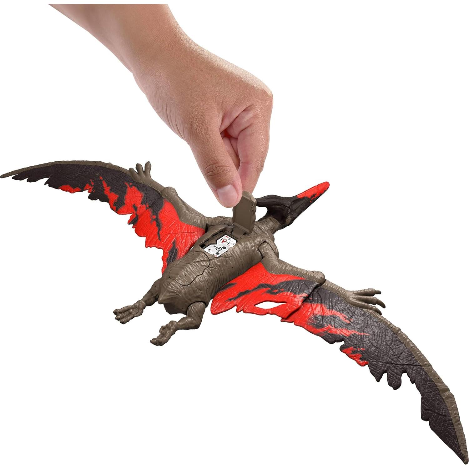 Figura de Dinosaurio Pteranodon Mattel Jurassic World Rugido Salvaje