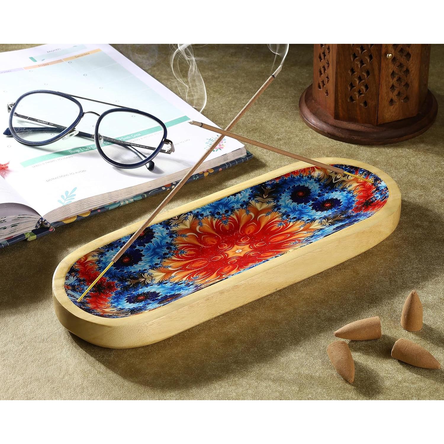 Soporte para Incienso de Madera Bless Internacional 27.94x10.16 cm