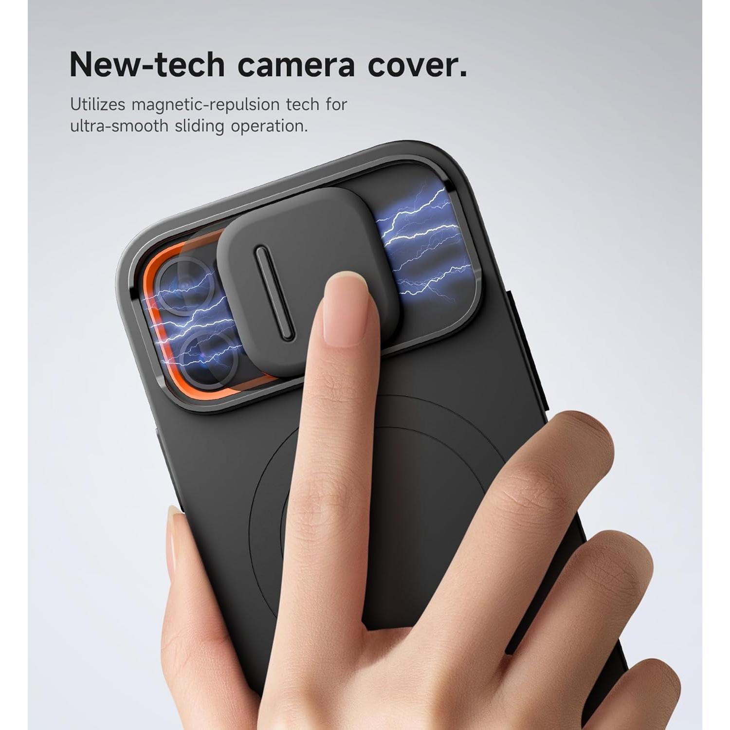 Funda SURITCH para iPhone 12/12 Pro con Soporte y Cubierta Magnética