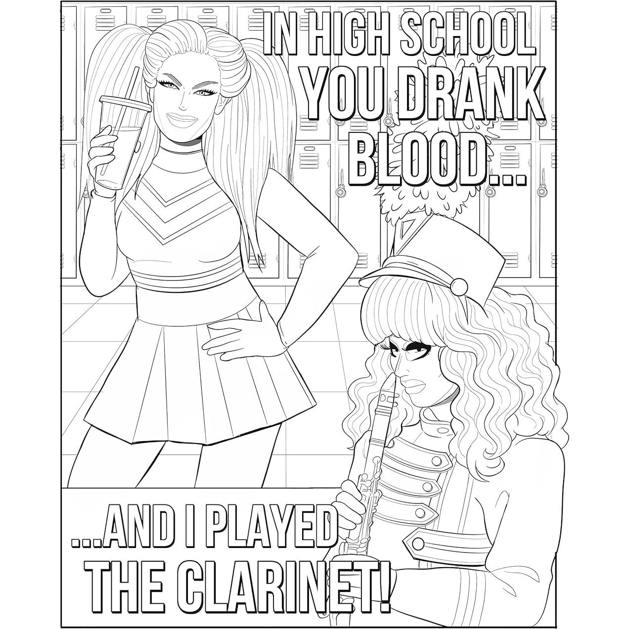 The Official Trixie and Katya Coloring Book