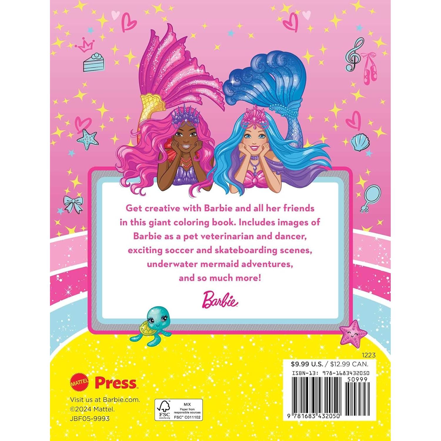 Barbie: Giant Coloring Book