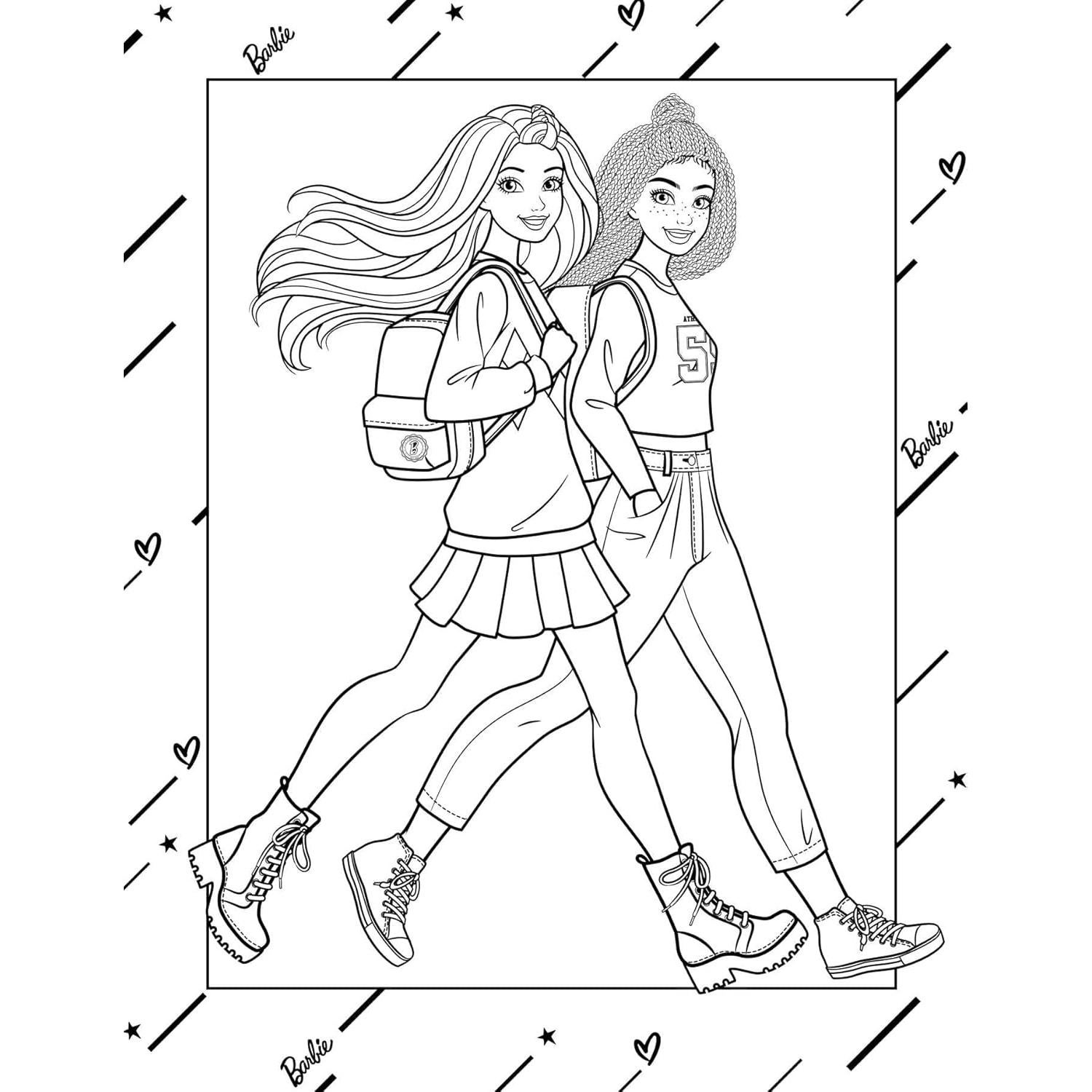 Barbie: Giant Coloring Book