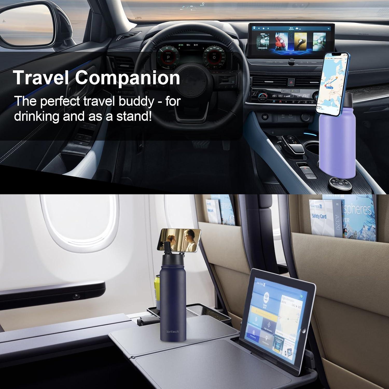 Botella de Agua Aislada ION 27oz con Soporte Magnético