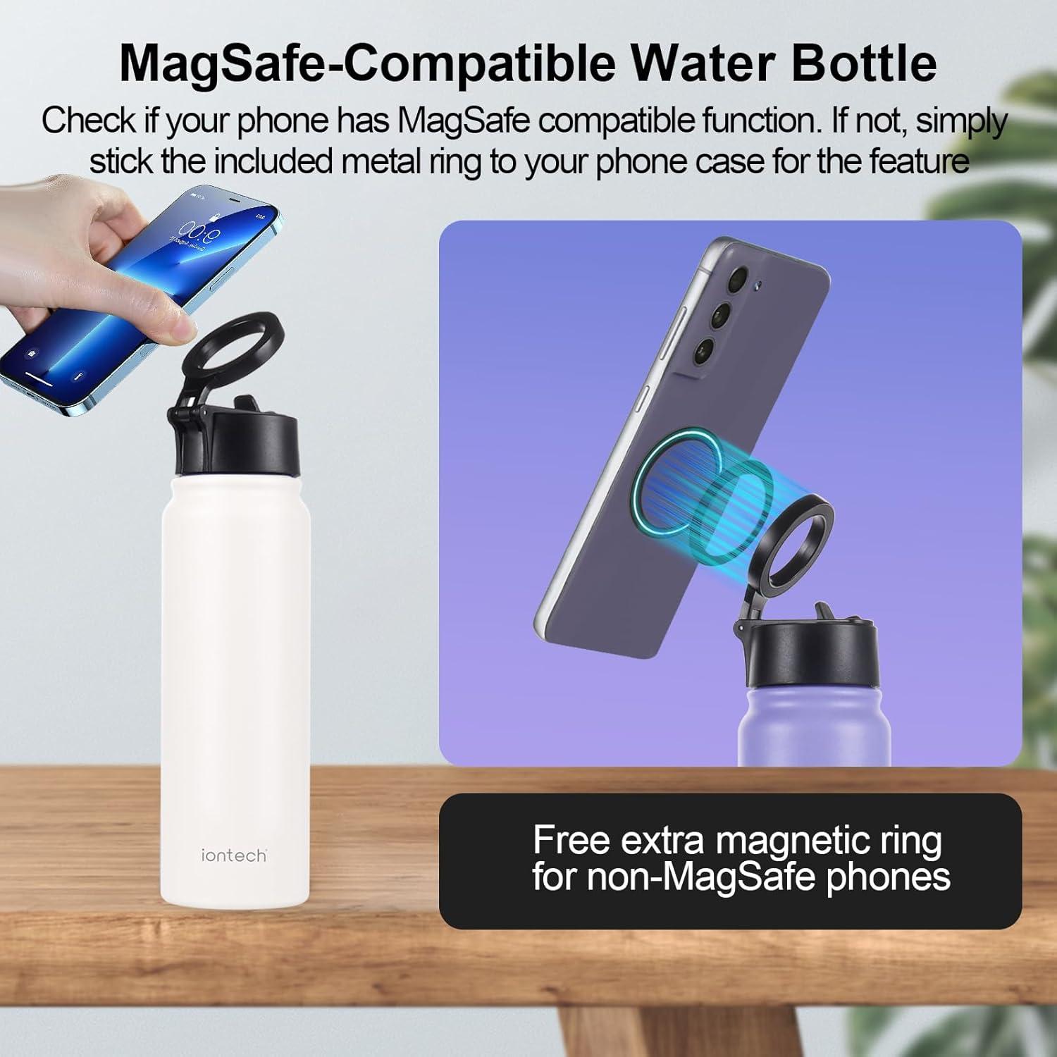 Botella de Agua Aislada ION 27oz con Soporte Magnético