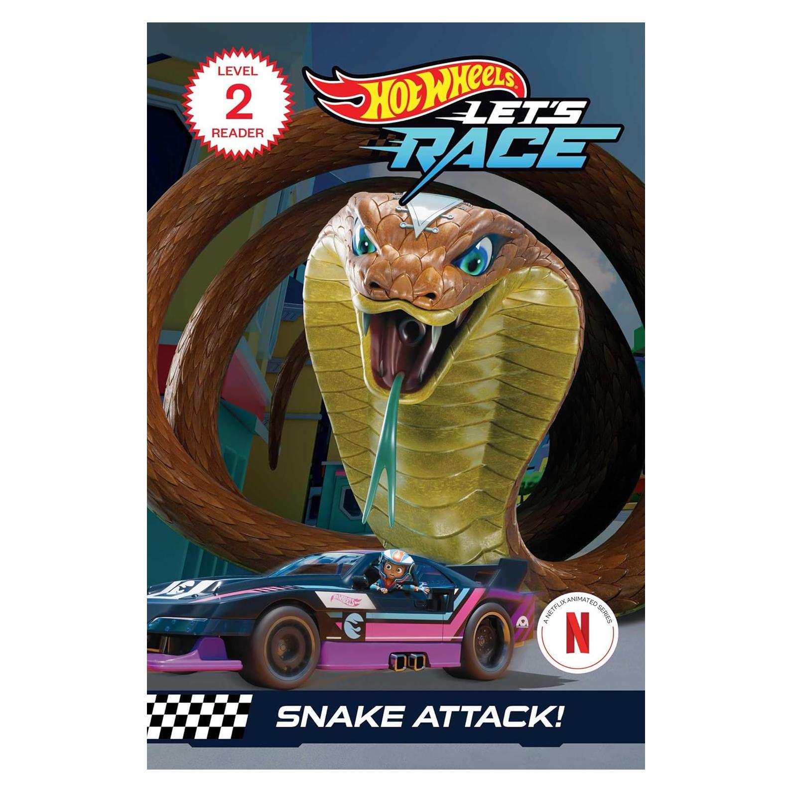 Hot Wheels Let's Race: Snake Attack! (Mattel Reader, Level 2)