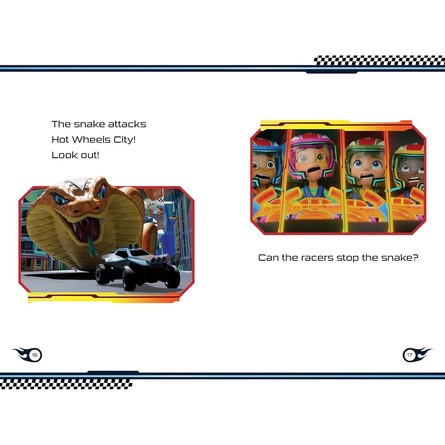 Hot Wheels Let's Race: Snake Attack! (Mattel Reader, Level 2)