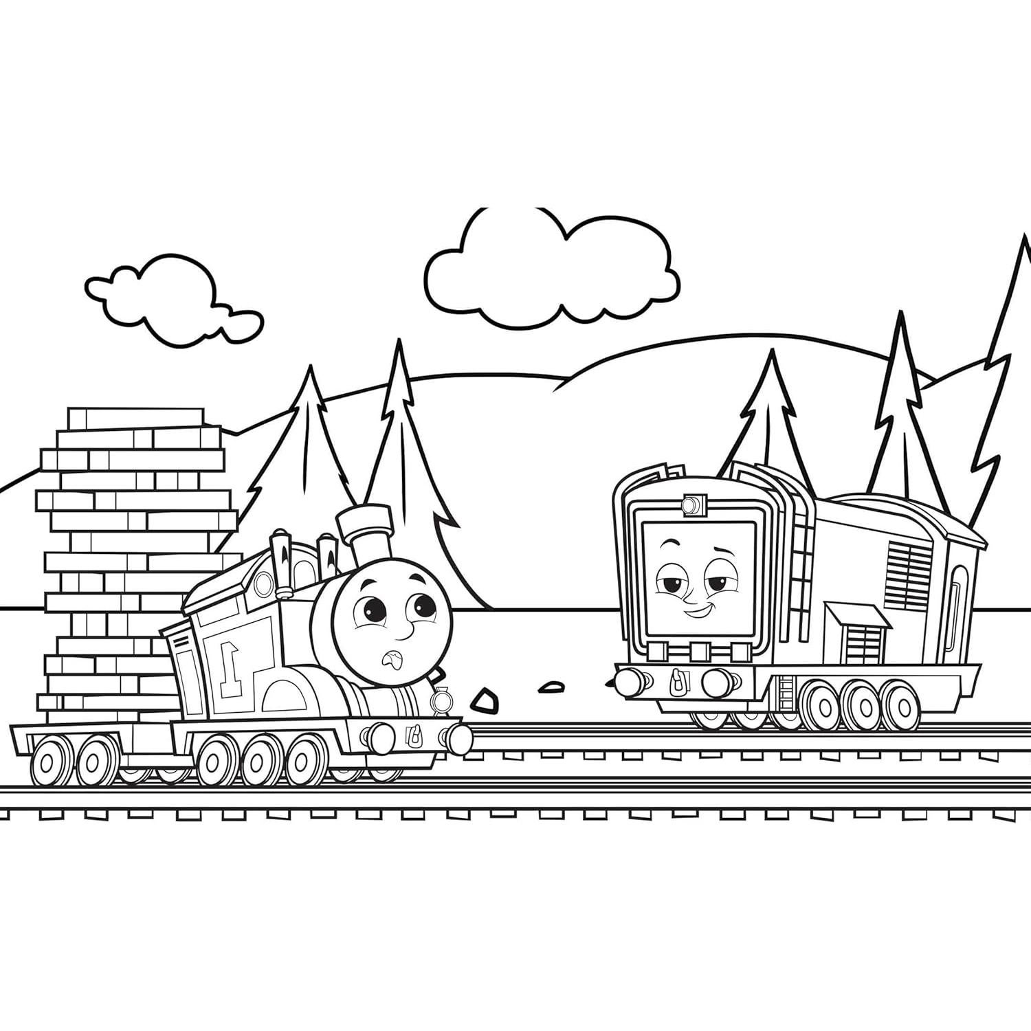 Thomas & Friends: Giant Coloring Book