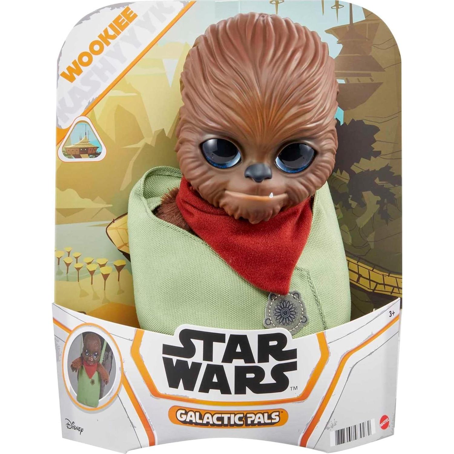 Peluches Star Wars Galactic Pals Mattel Wookiee 27,94 cm