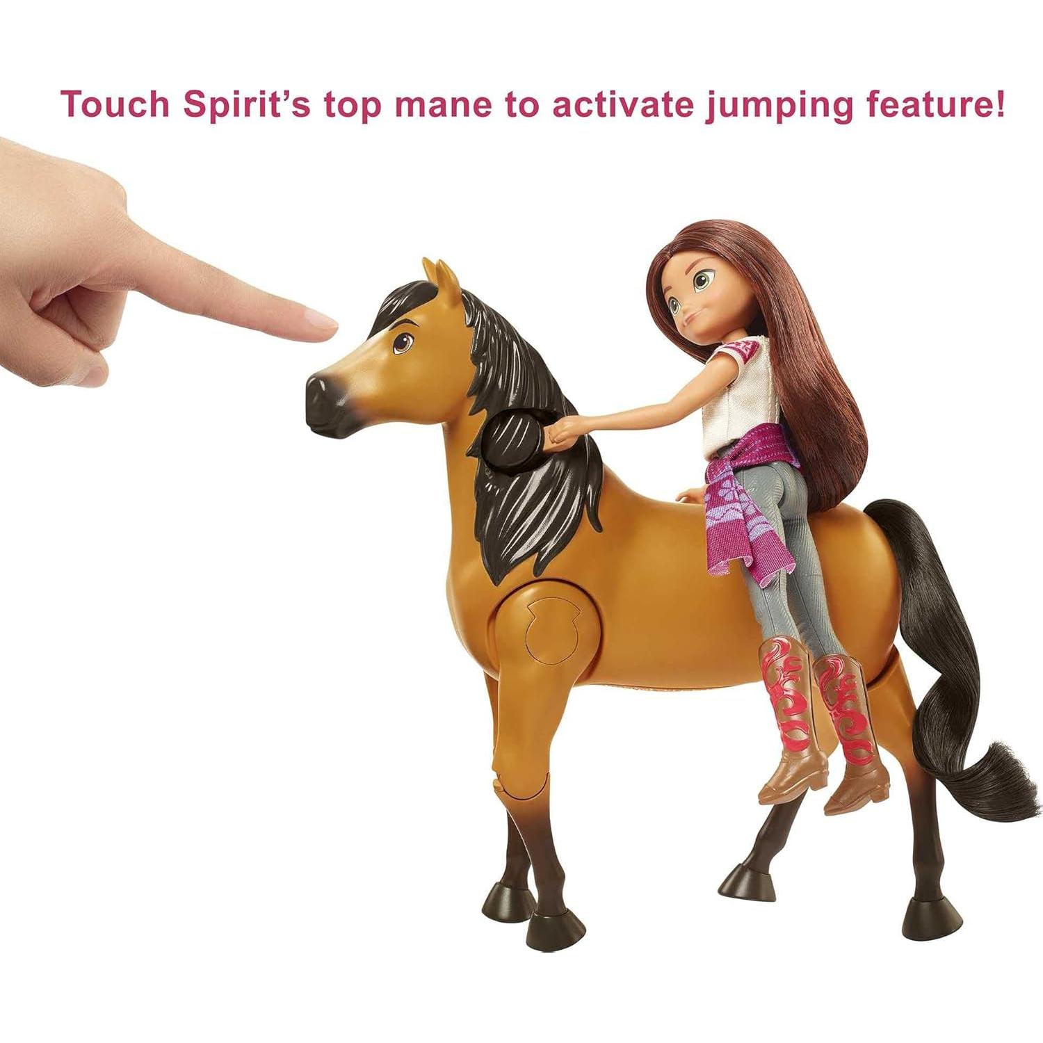 Muñeca Lucky y Caballo Spirit Mattel Juntos a Caballo 17.78 cm