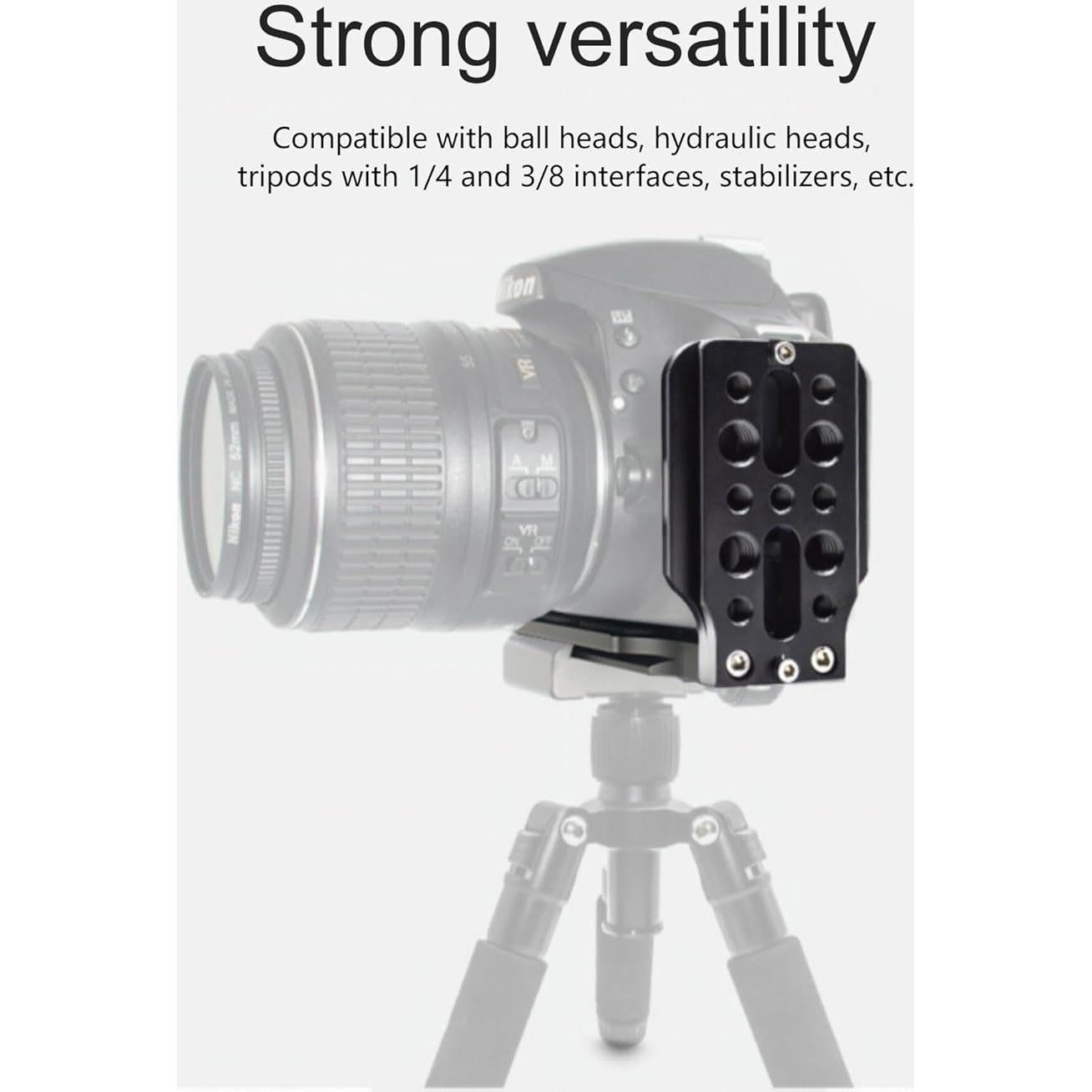 Placa L Universal de Liberación Rápida DIVJINGHAO para DSLR y Sin Espejo