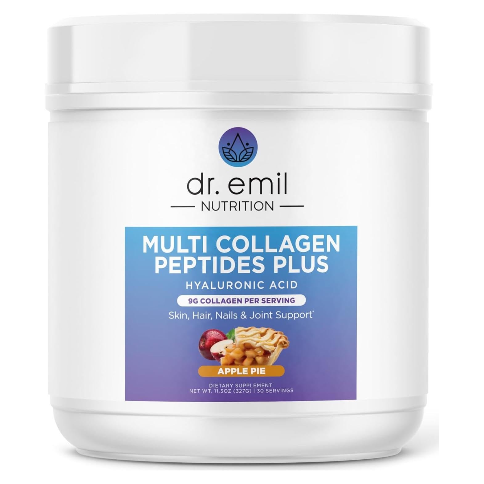 Colágeno en Polvo Dr. Emil Sabor Pastel de Manzana 320g