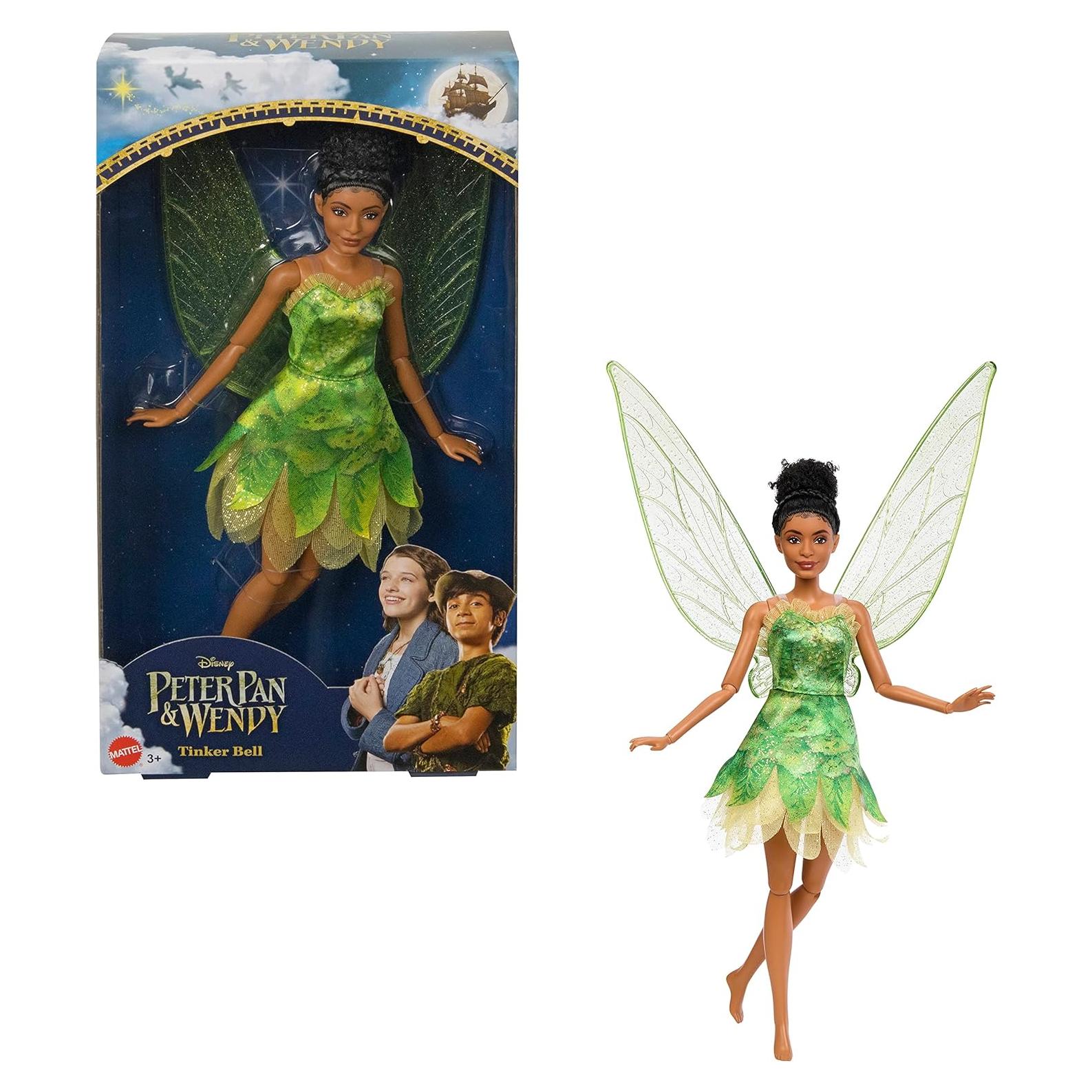 Muñeca Campanita Mattel Disney Peter Pan 20 cm Posable