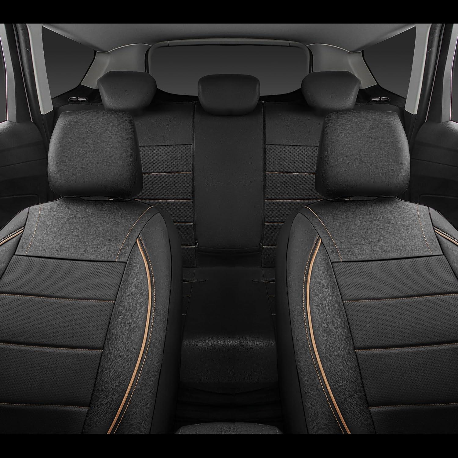 Cubierta de Asiento de Coche CAR PASS Universal PU Negro Beige