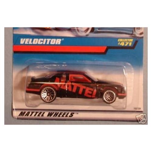 Hot Wheels Mattel 1996 1:64 Velocitor Negro Coche Coleccionista
