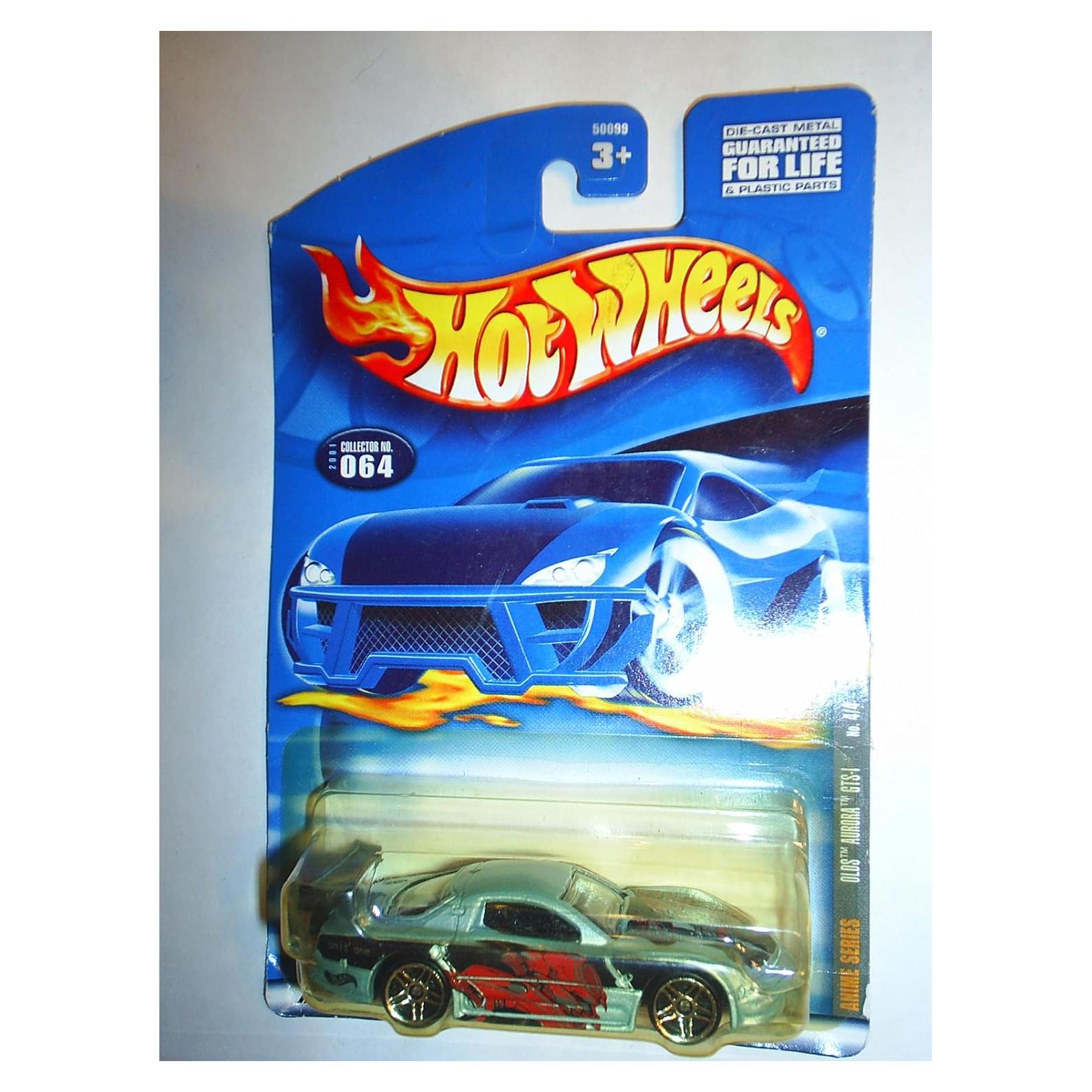 Coche Hot Wheels Mattel 2001 Olds Aurora GTS-1 1:64 Azul