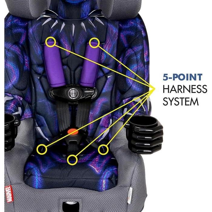 Asiento de Auto KidsEmbrace Pantera Negra 2-en-1 Ajustable