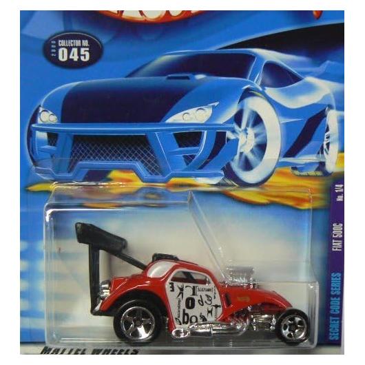 Coche Coleccionable FIAT 500C Mattel Hot Wheels 1:64