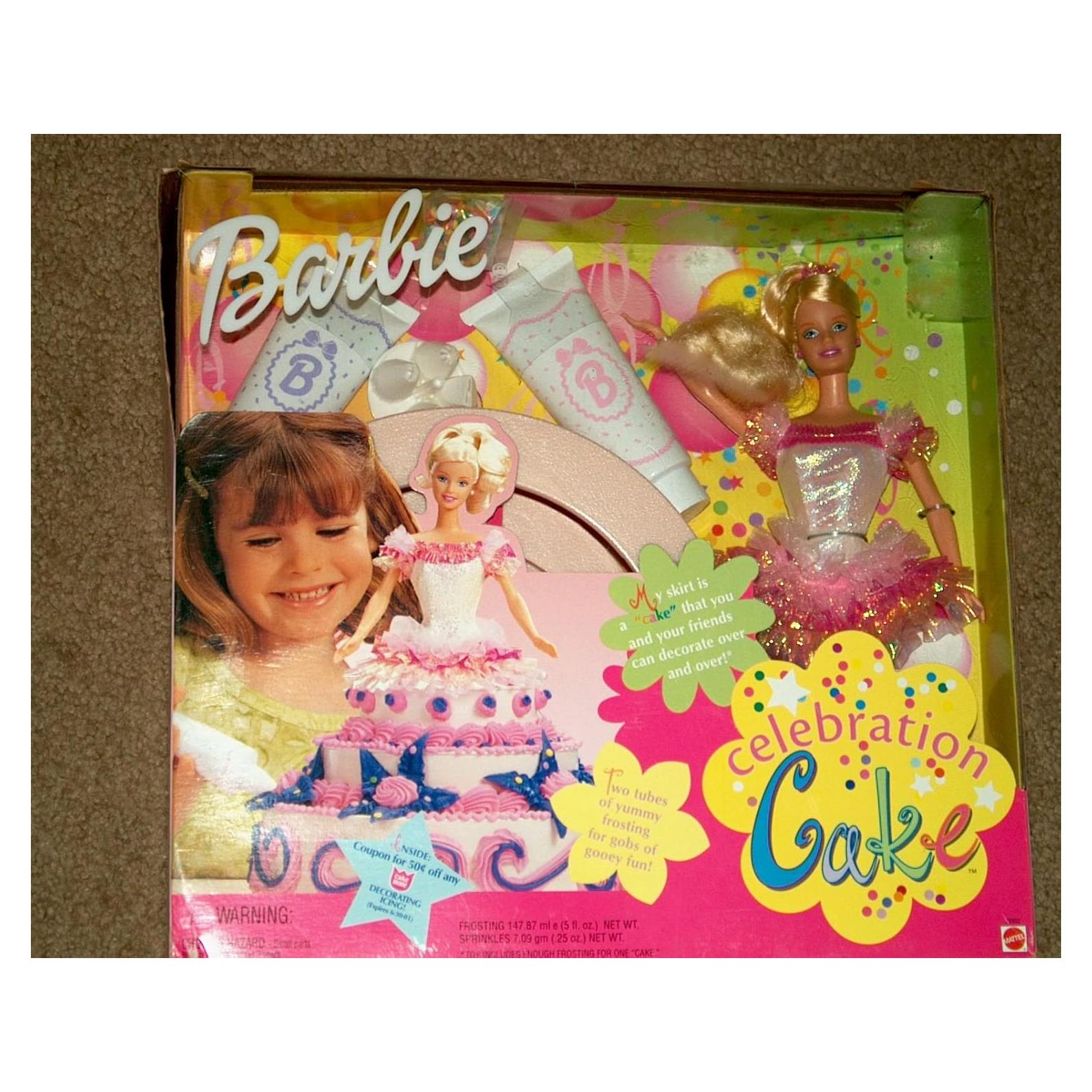 Muñeca Barbie Pastel de Celebración 1999 con Glaseado