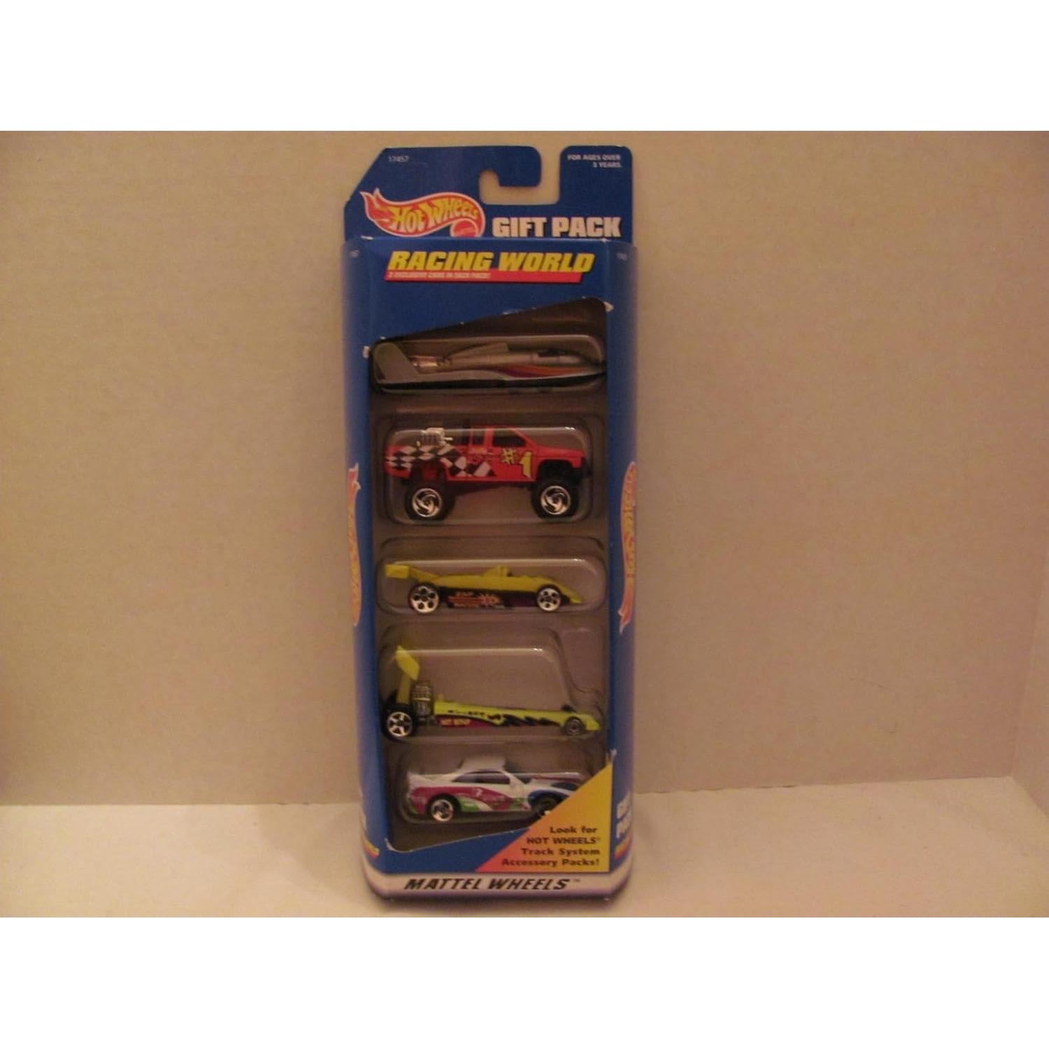 Hot Wheels - Mundo de Carreras - Paquete de 5 coches metálicos