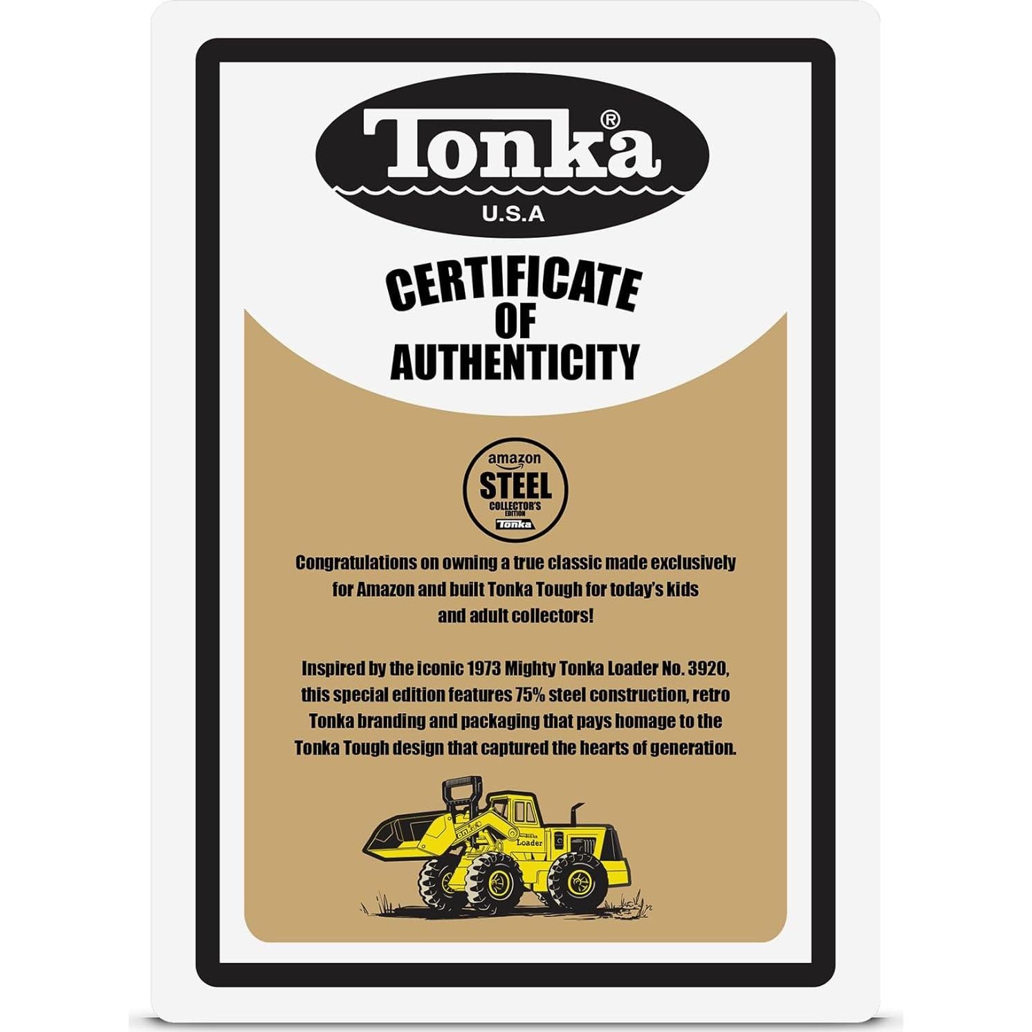 Tonka Cargador Frontal Retro - Edición Coleccionista - 0.54 kg