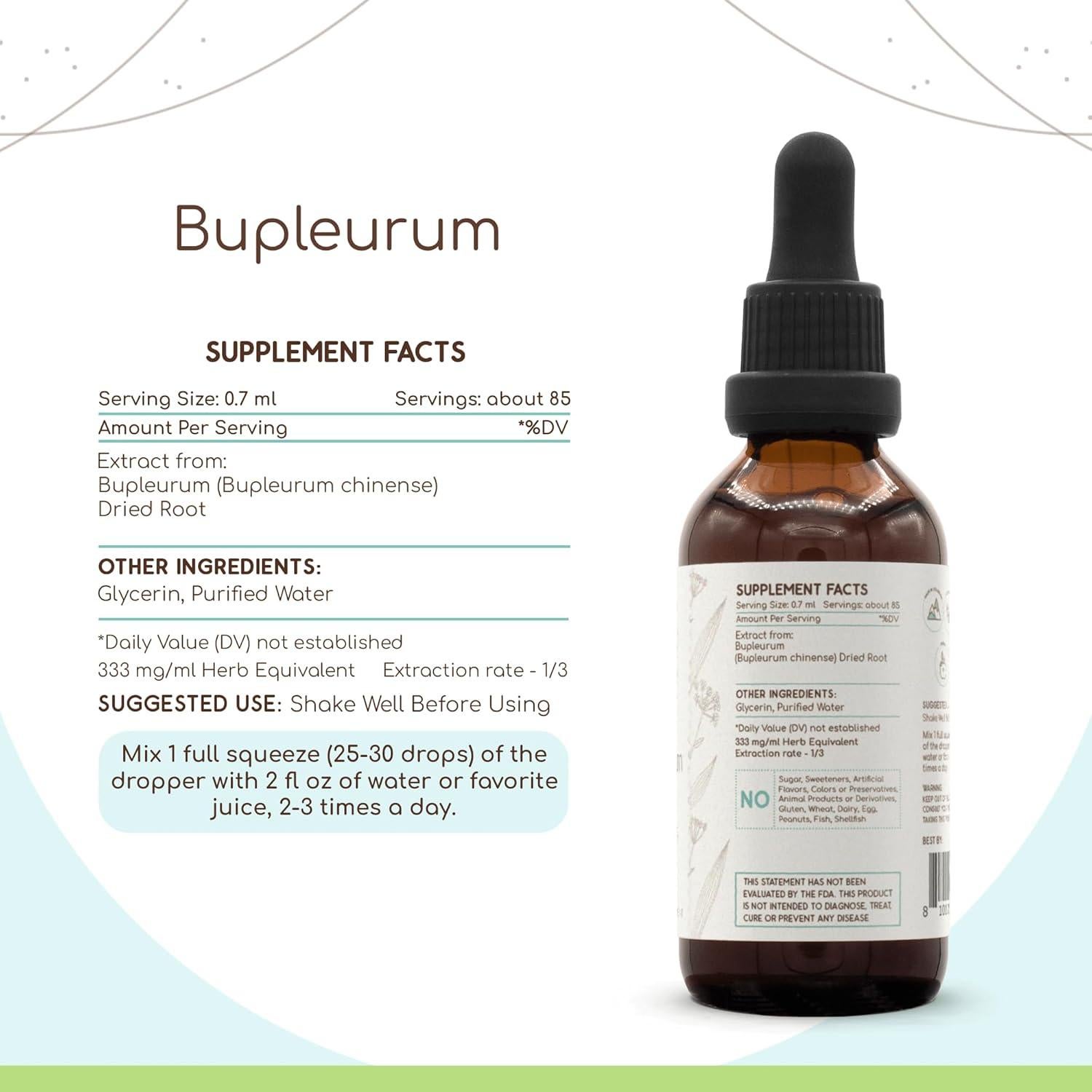 Extracto Herbal de Bupleurum HerbEra 59 ml Sin Alcohol