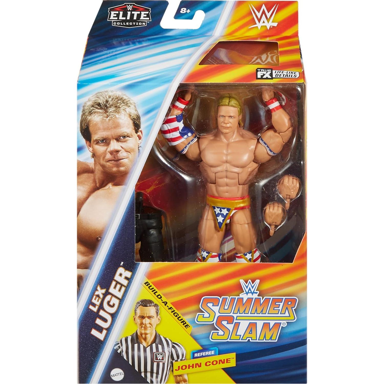 Figura de Acción Mattel WWE Elite Lex Luger 17.5 cm