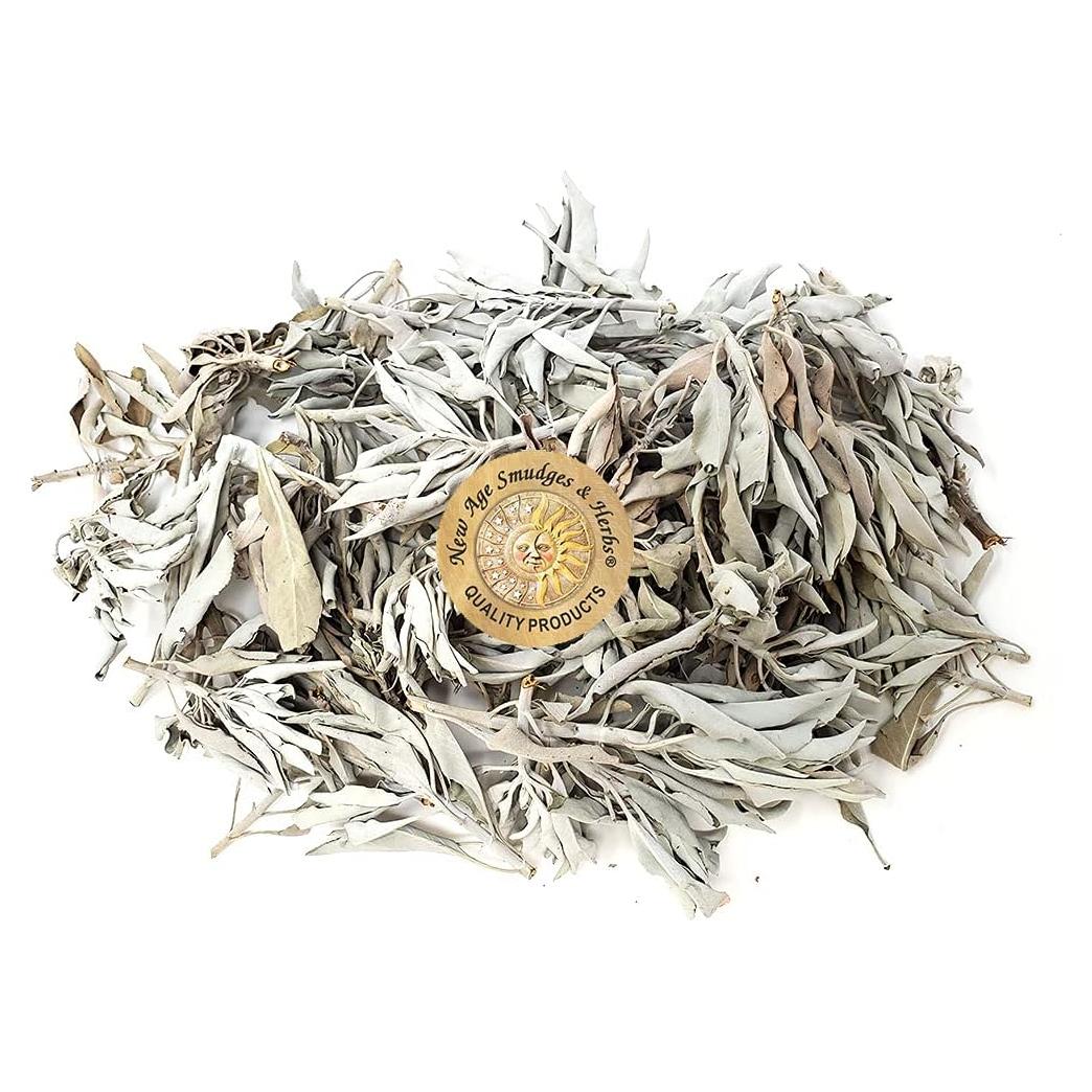 Hojas de Salvia Blanca Orgánica 453g New Age Smudges