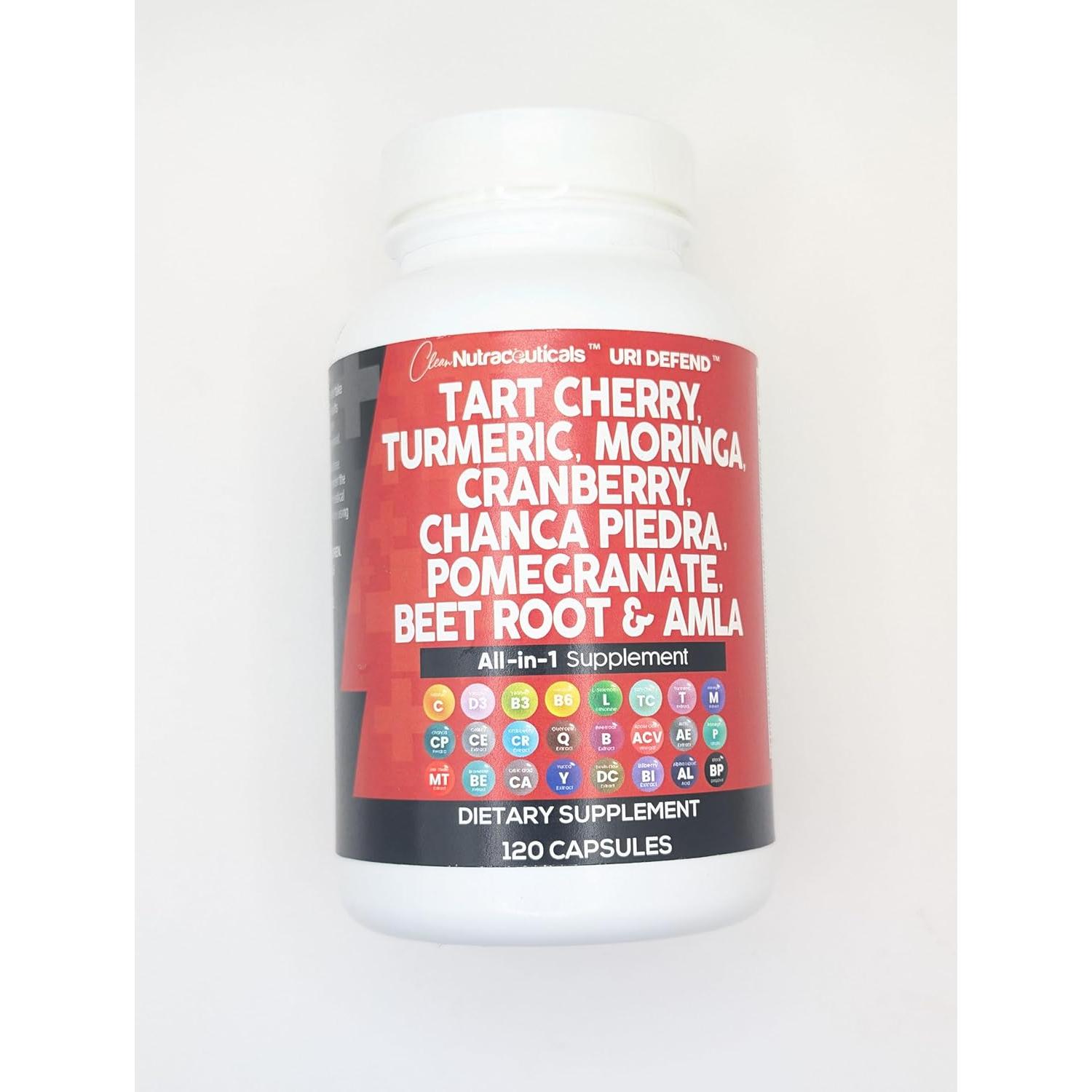 Cápsulas de Cereza Ácida Clean Nutraceuticals 120 Ct