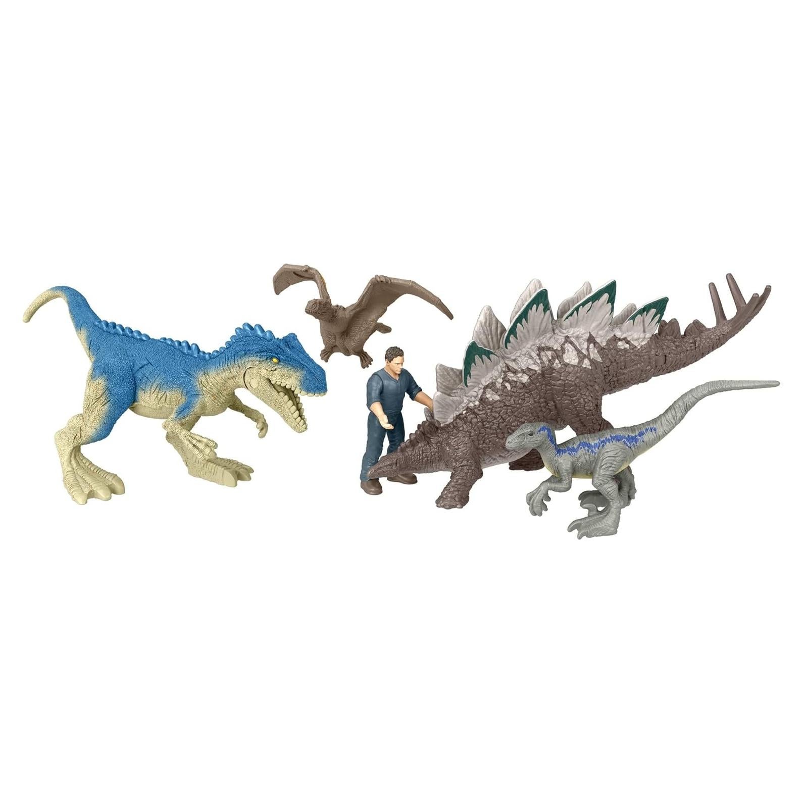 Paquete de 5 Mini Figuras Mattel Jurassic World Dominion