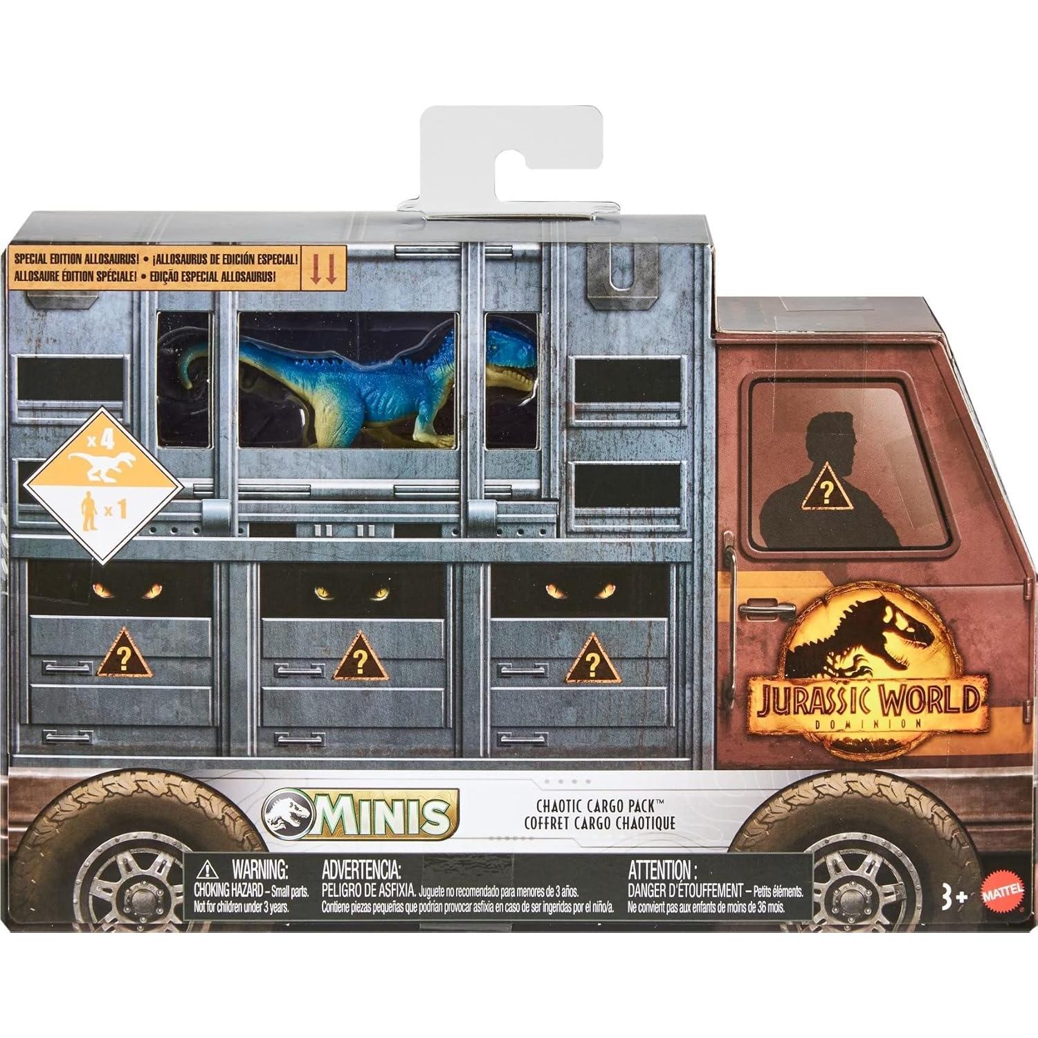 Paquete de 5 Mini Figuras Mattel Jurassic World Dominion