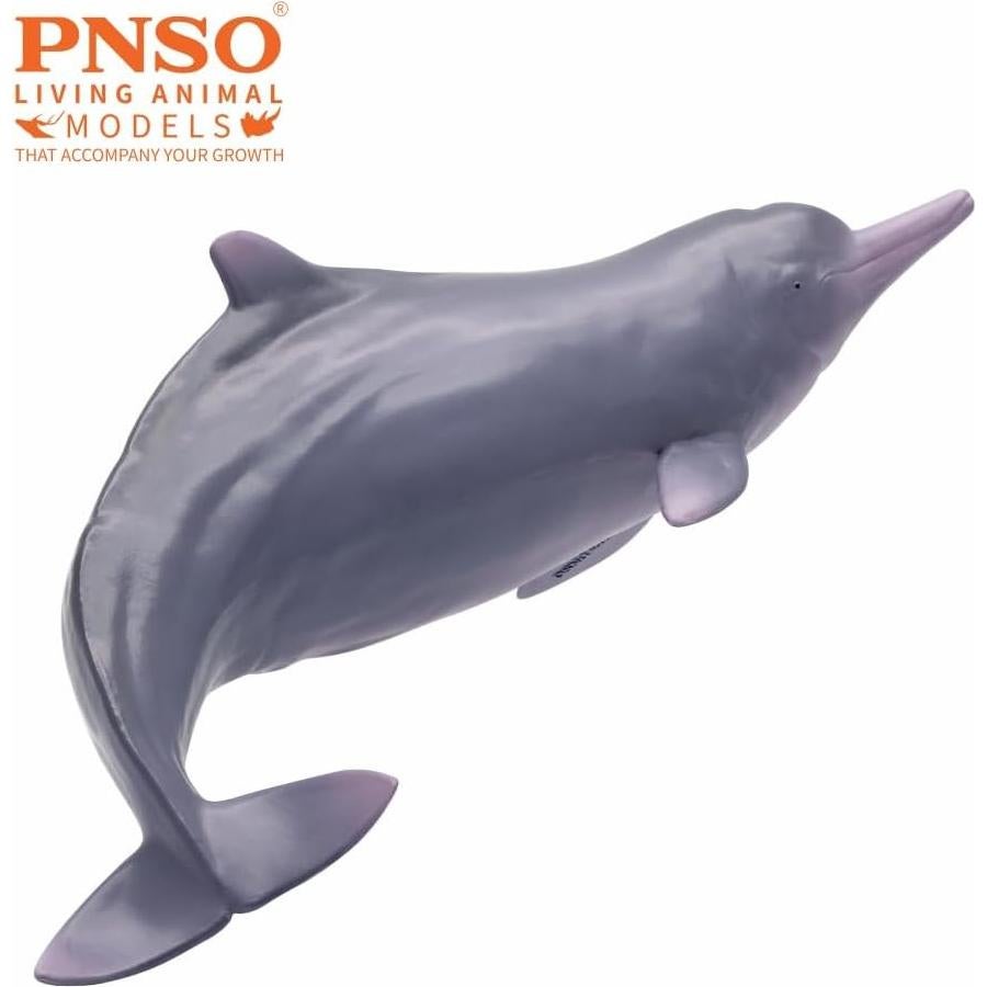Figura de Delfín Blanco Chino PNSO Animal Vivo 17.78 cm