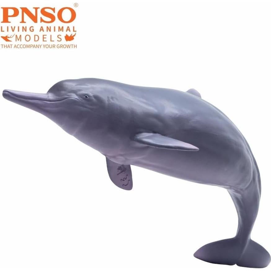 Figura de Delfín Blanco Chino PNSO Animal Vivo 17.78 cm