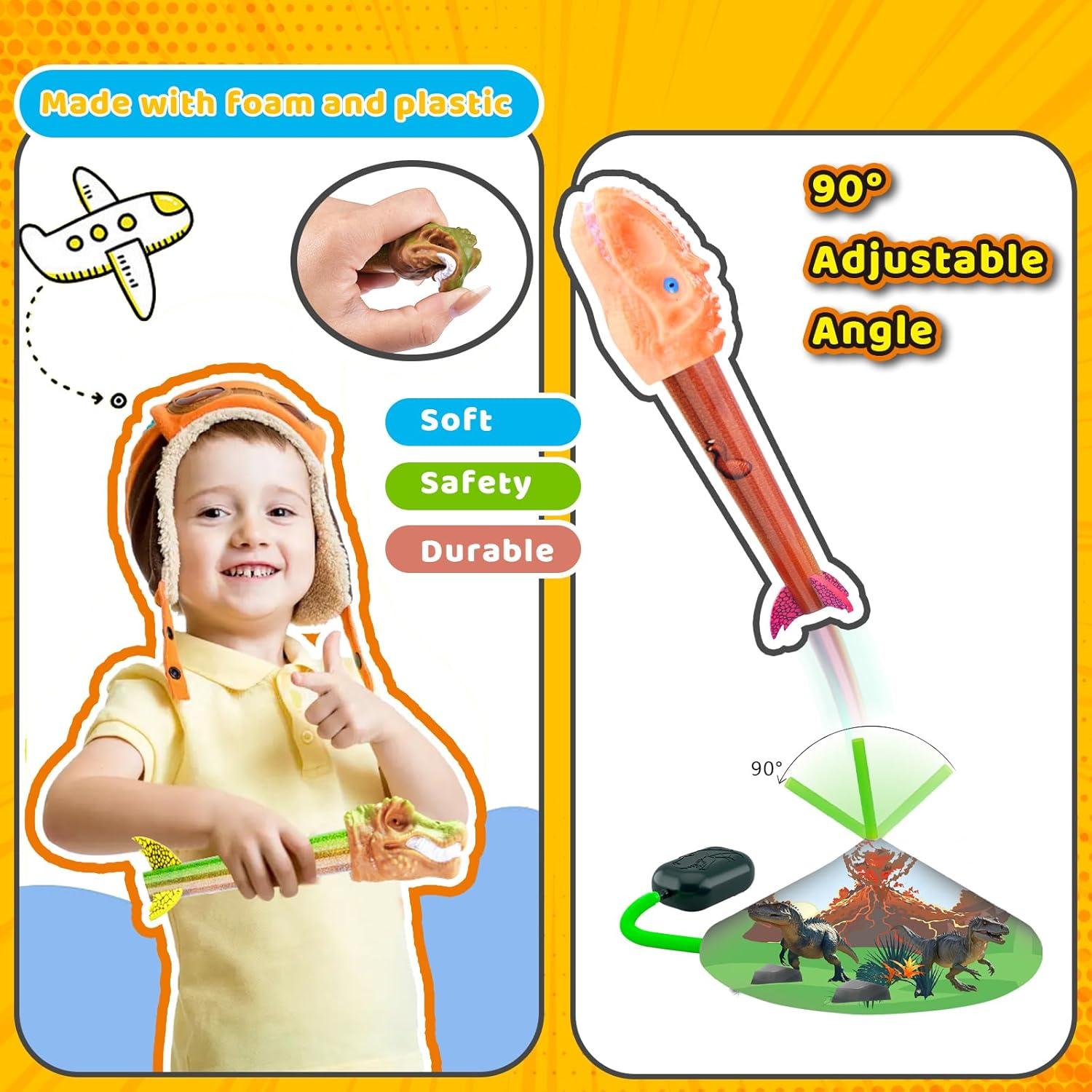 Lanzador de Cohetes de Dinosaurio Otoseth - 4 Cohetes, 30.48 m