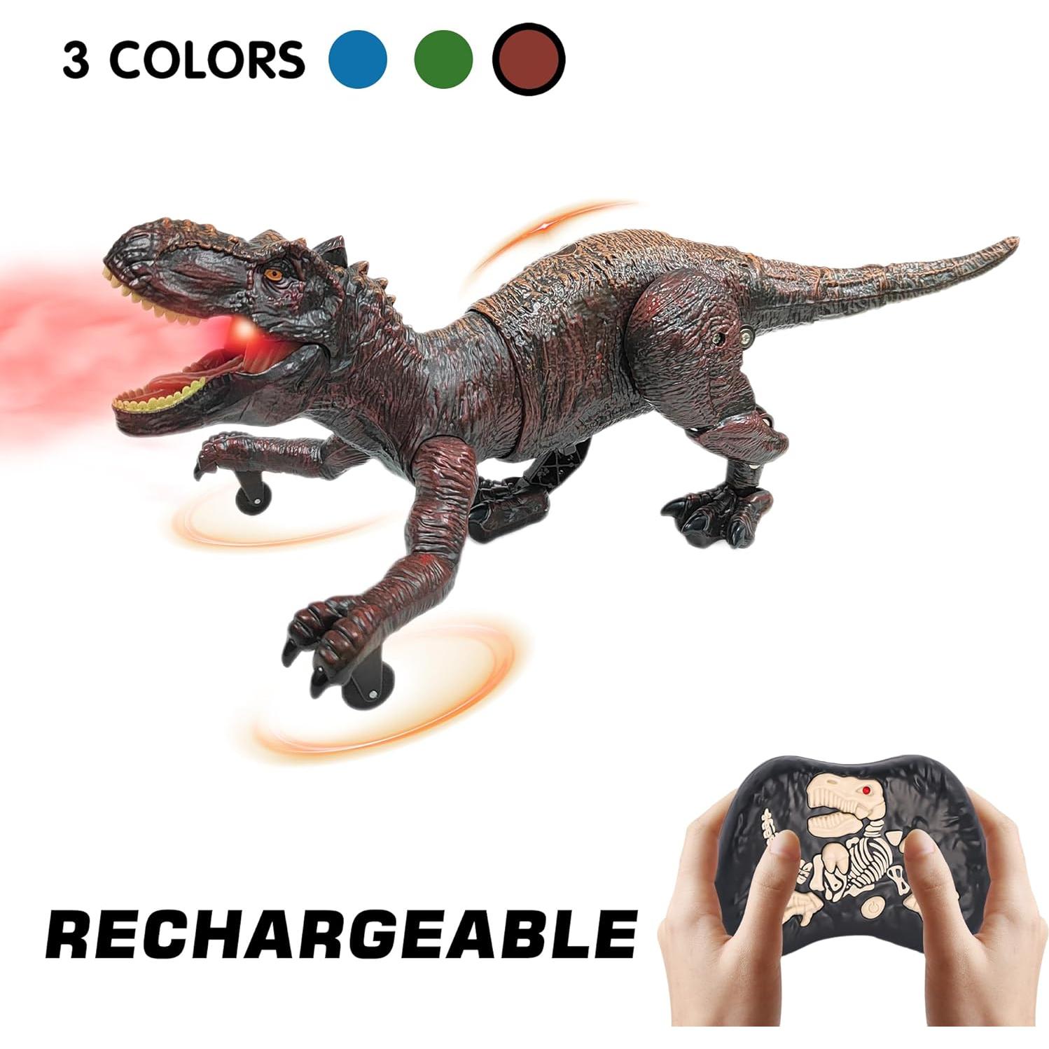 Dinosaurio RC T-Rex Moskido 35.1x17.3x14.5cm Marrón