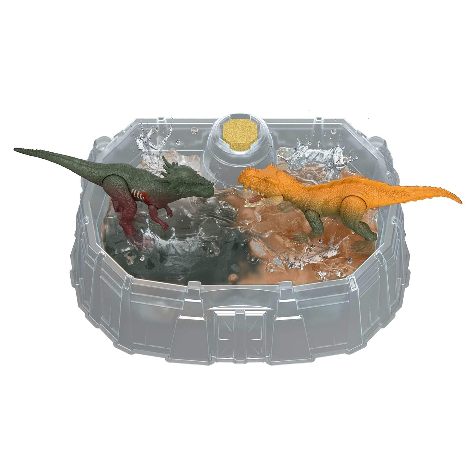 Mattel Dinosaurios Revelación 2 Juguetes con Arena de Batalla