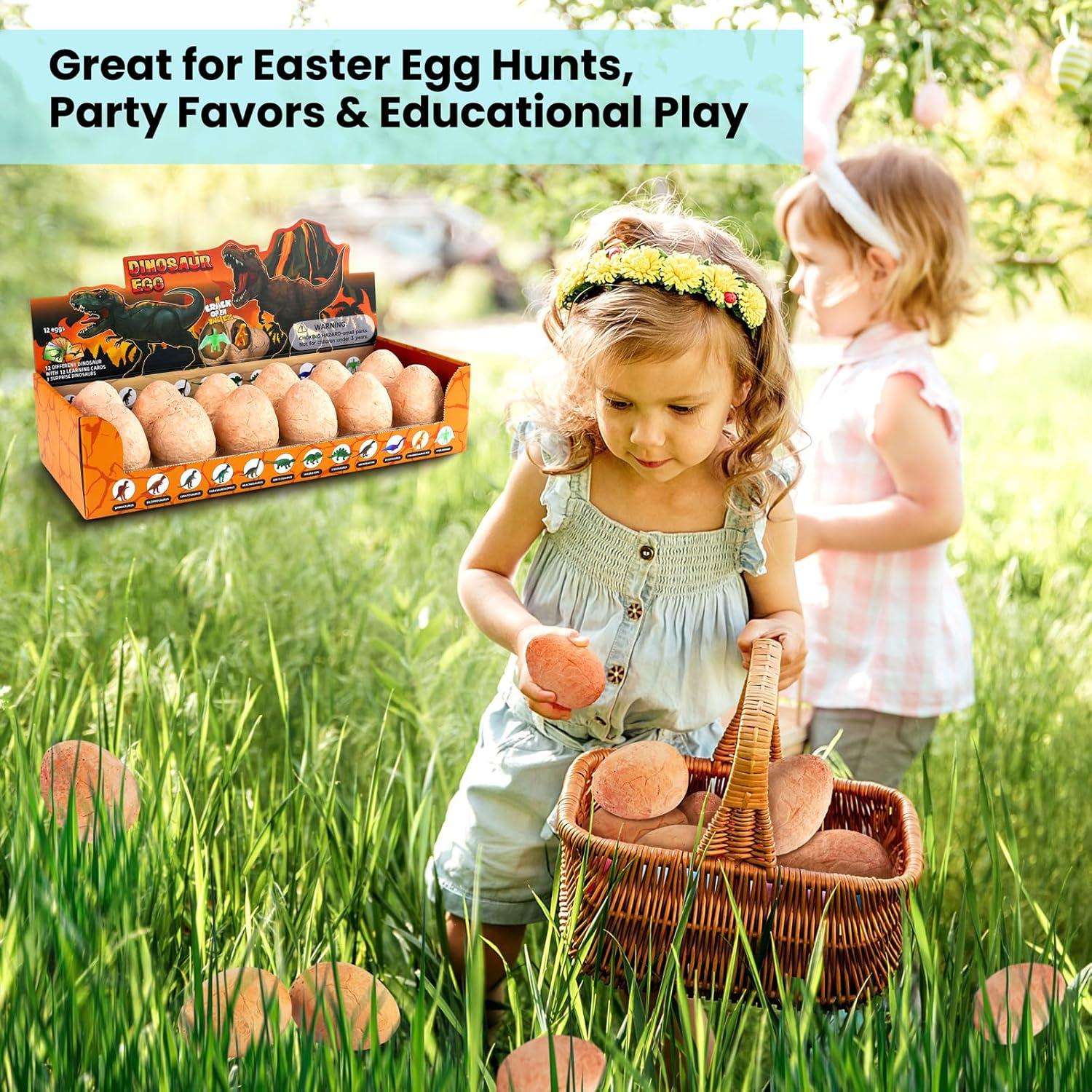 Kit de Excavación de Dinosaurios Zippytots - 12 Huevos Educativos