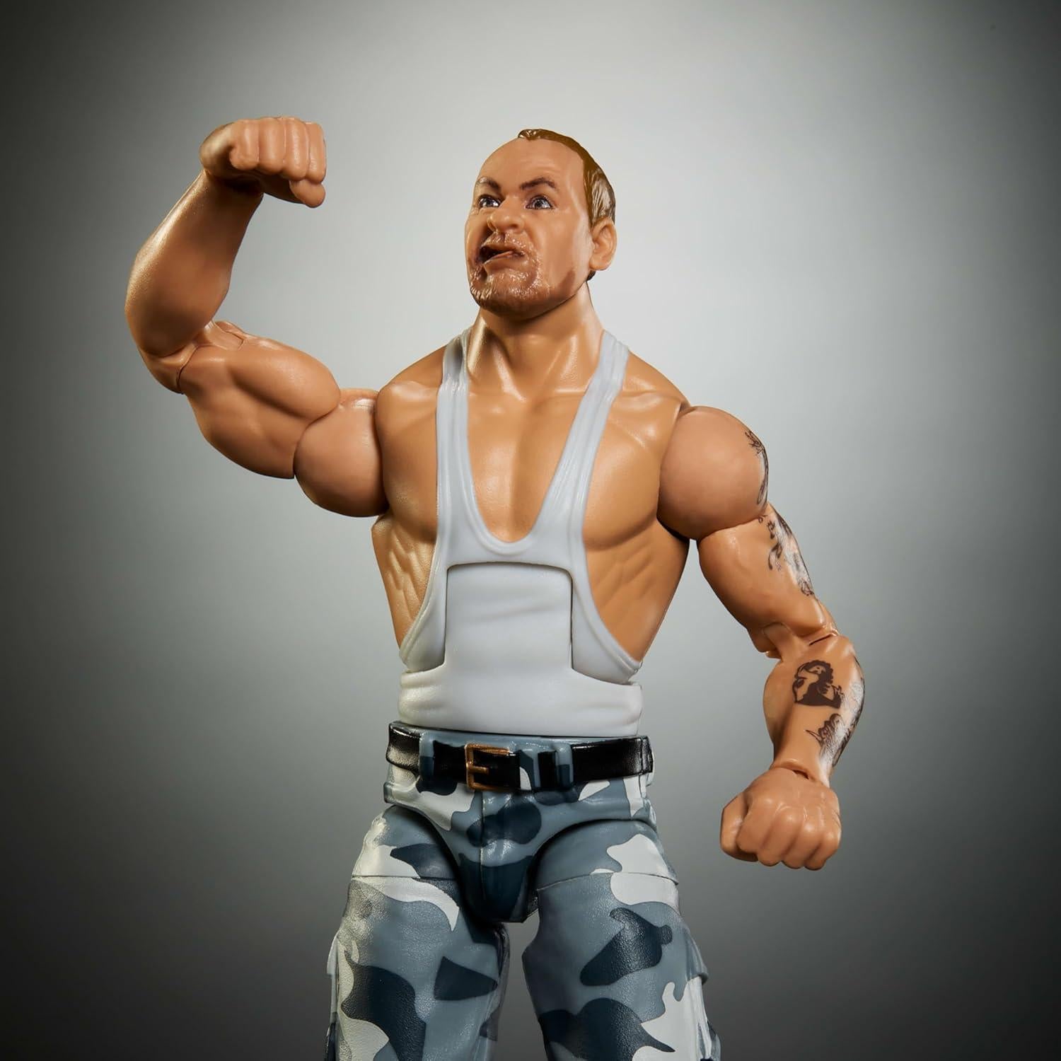 Figura de Acción Mattel WWE Elite Bushwhacker Luke 15 cm