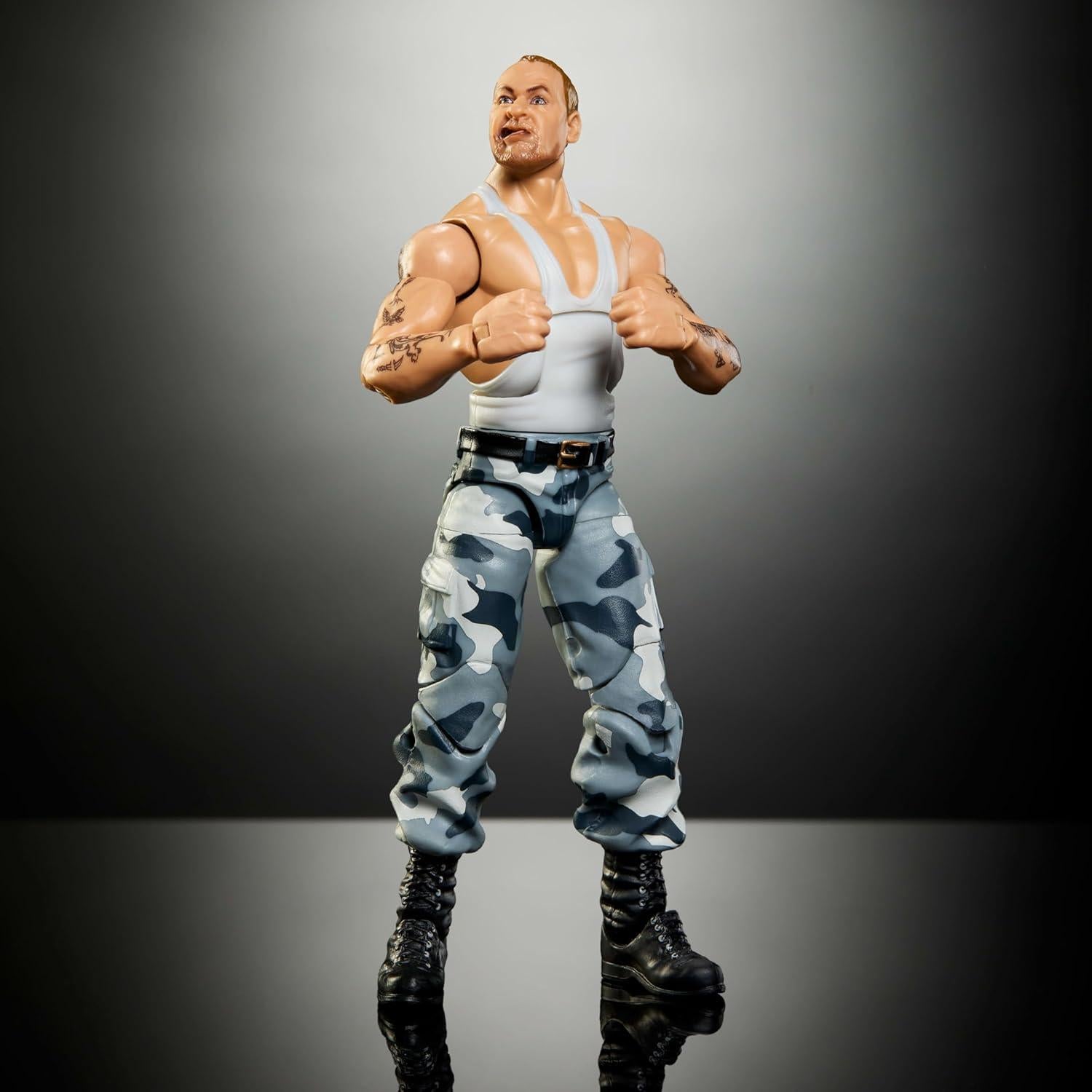 Figura de Acción Mattel WWE Elite Bushwhacker Luke 15 cm