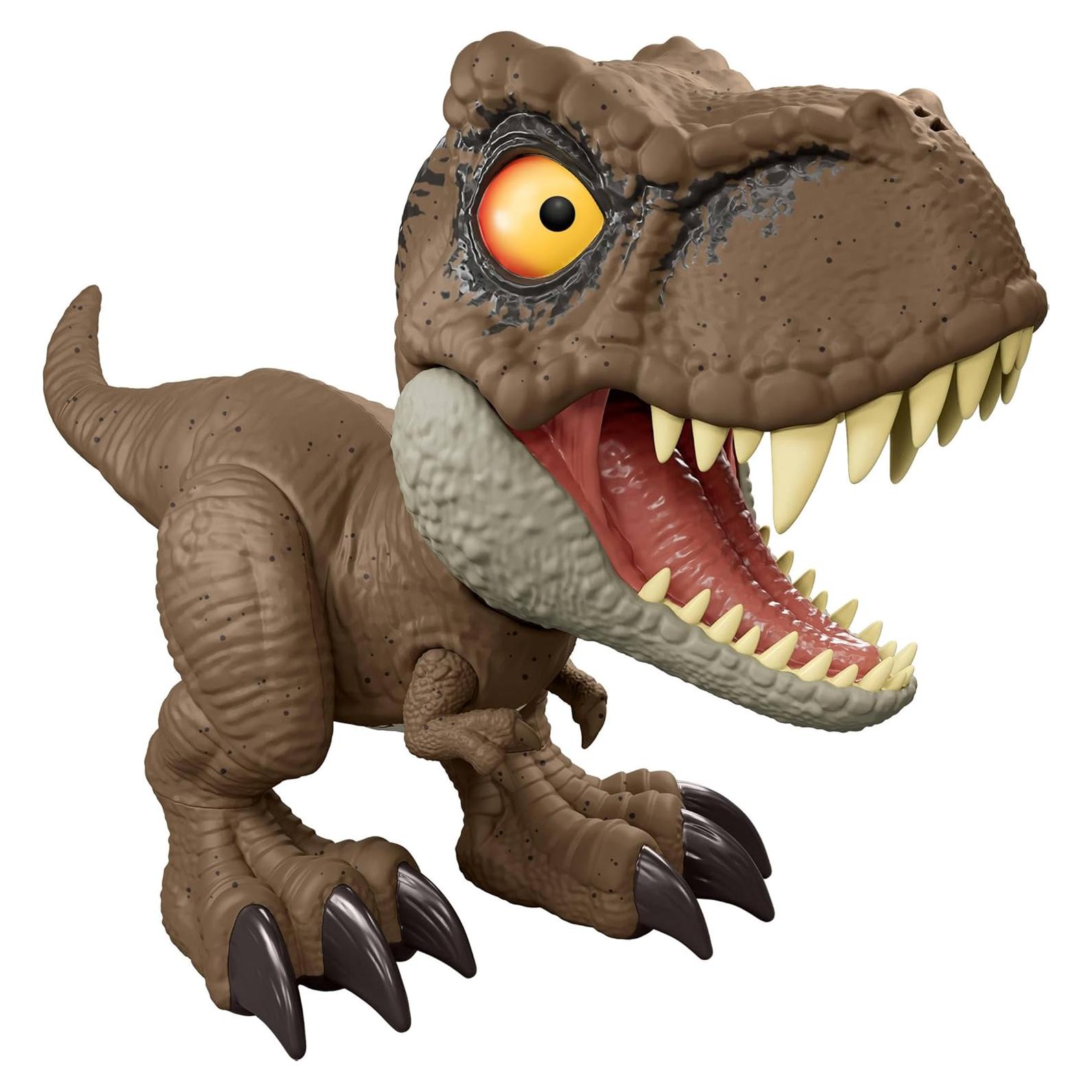 Figura Dinosaurio T. Rex Roar Command Mattel 20.32 cm Interactivo