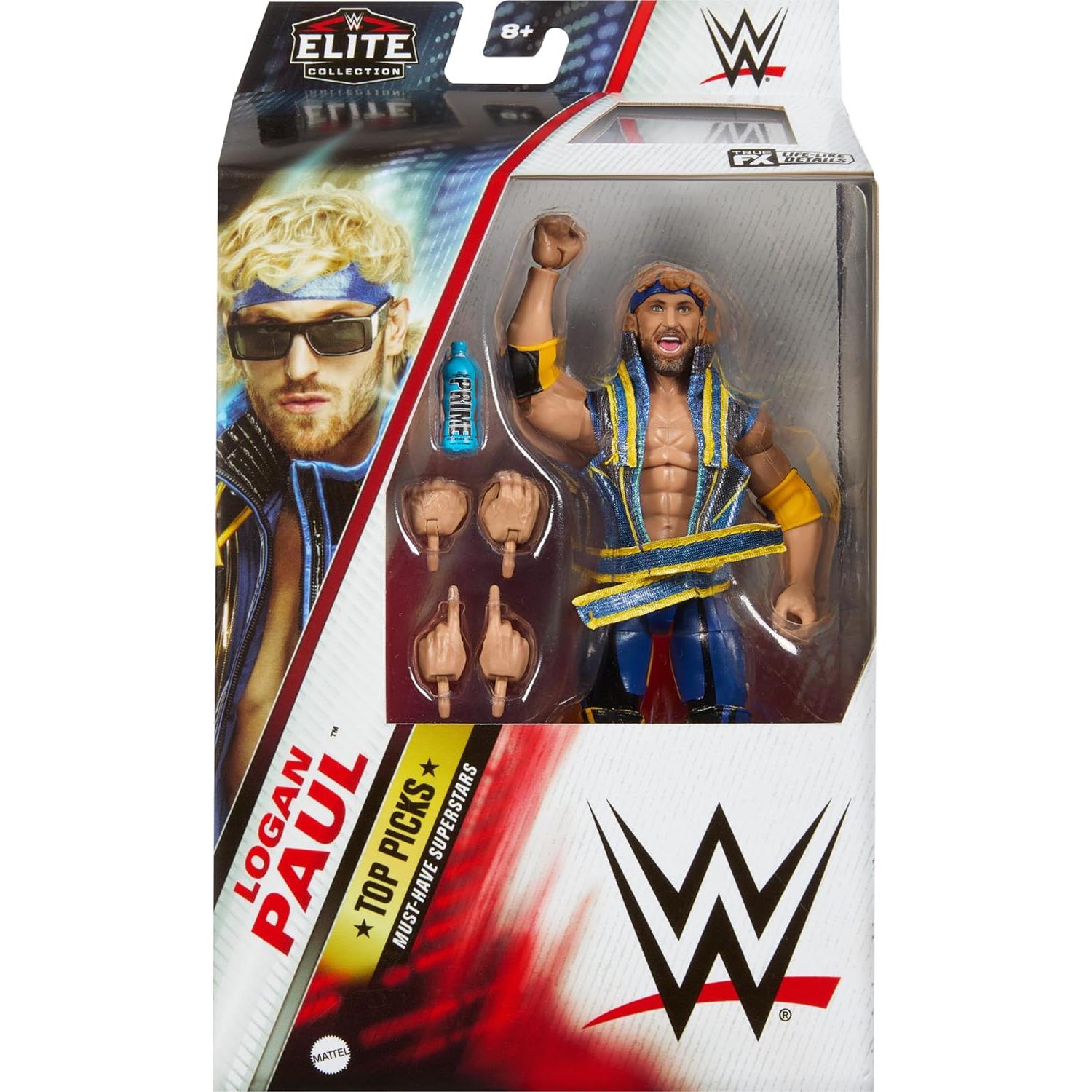 Figura de Acción Mattel WWE Elite Logan Paul 15.24 cm con Accesorios