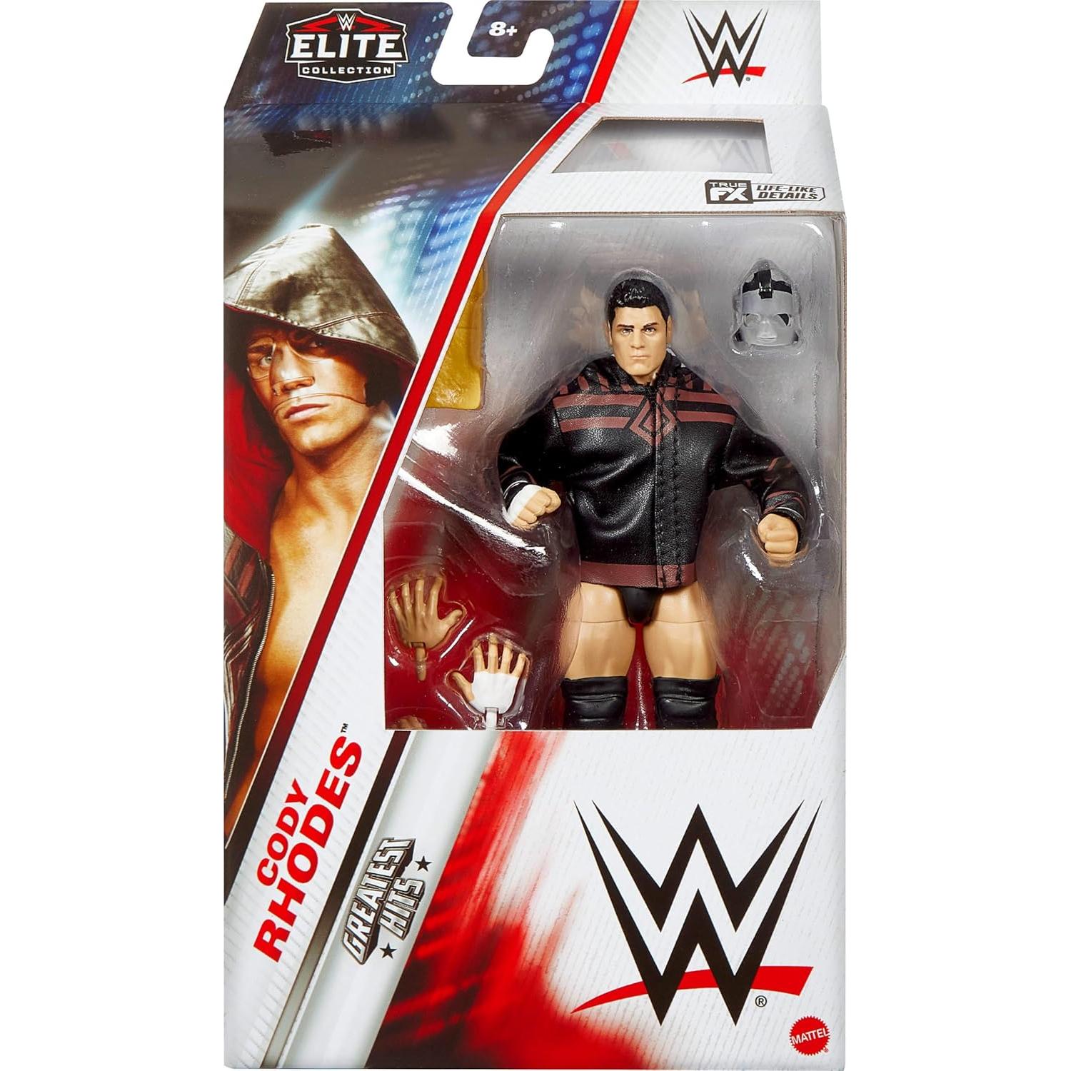 Figura de Acción Elite Mattel WWE Cody Rhodes 15.24 cm