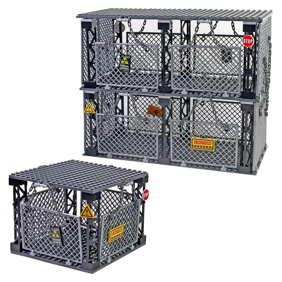 Conjunto de Bloques de Construcción JQARCH Jaula Cerrada 120 Piezas